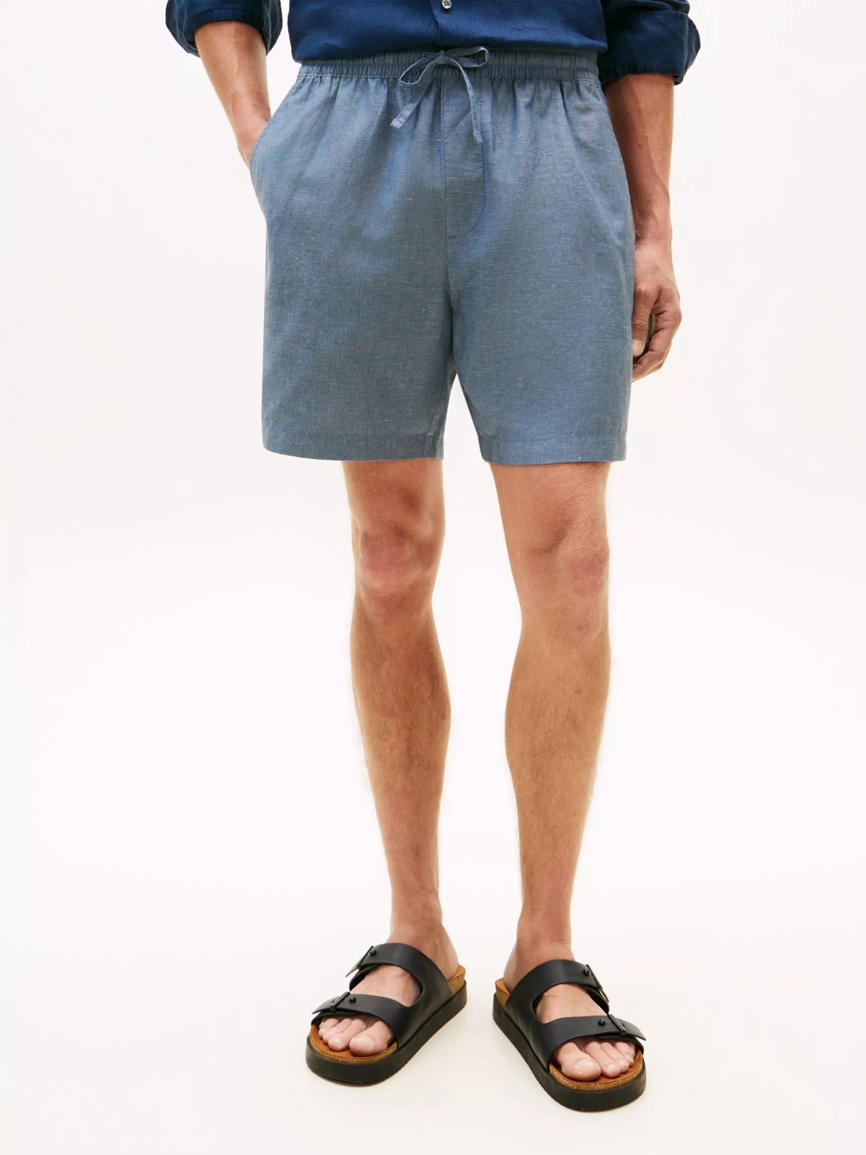 Regular Fit 7" Cotton-Linen Blend Short by TOMMY HILFIGER