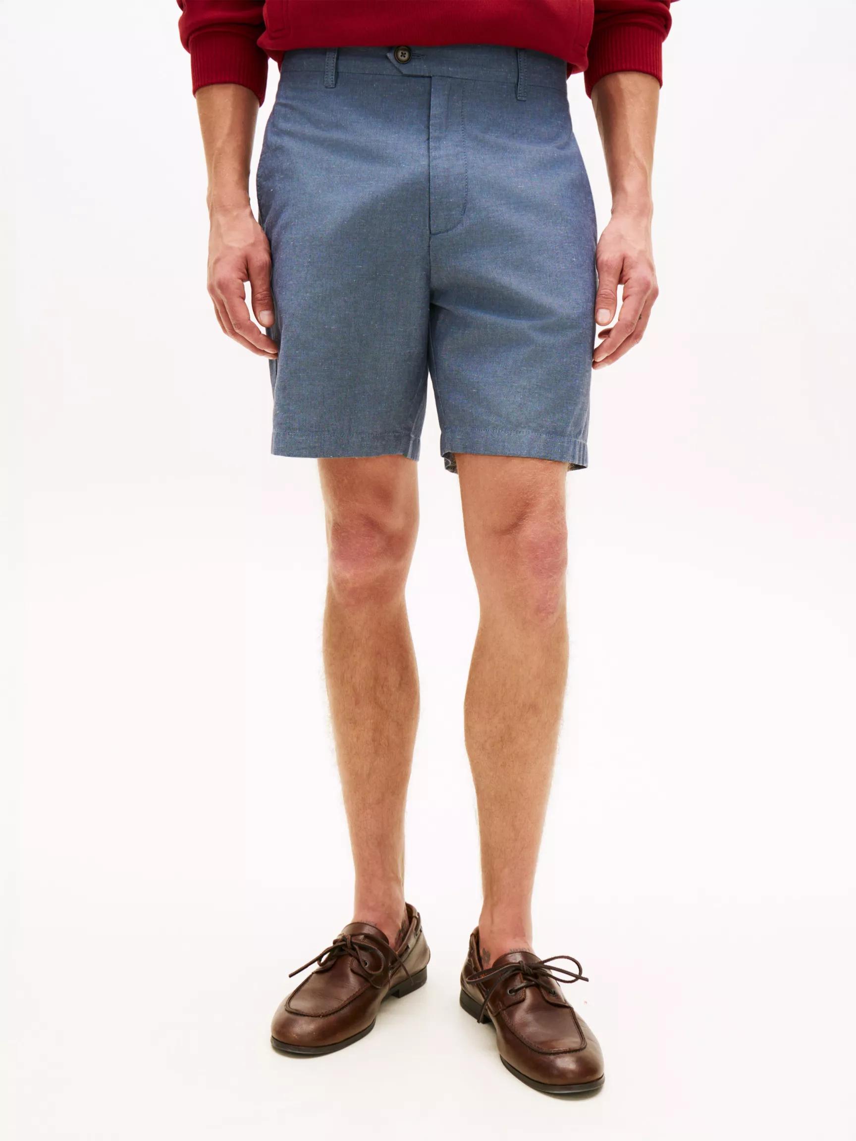 Regular Fit 7" Cotton-Linen Blend Short by TOMMY HILFIGER