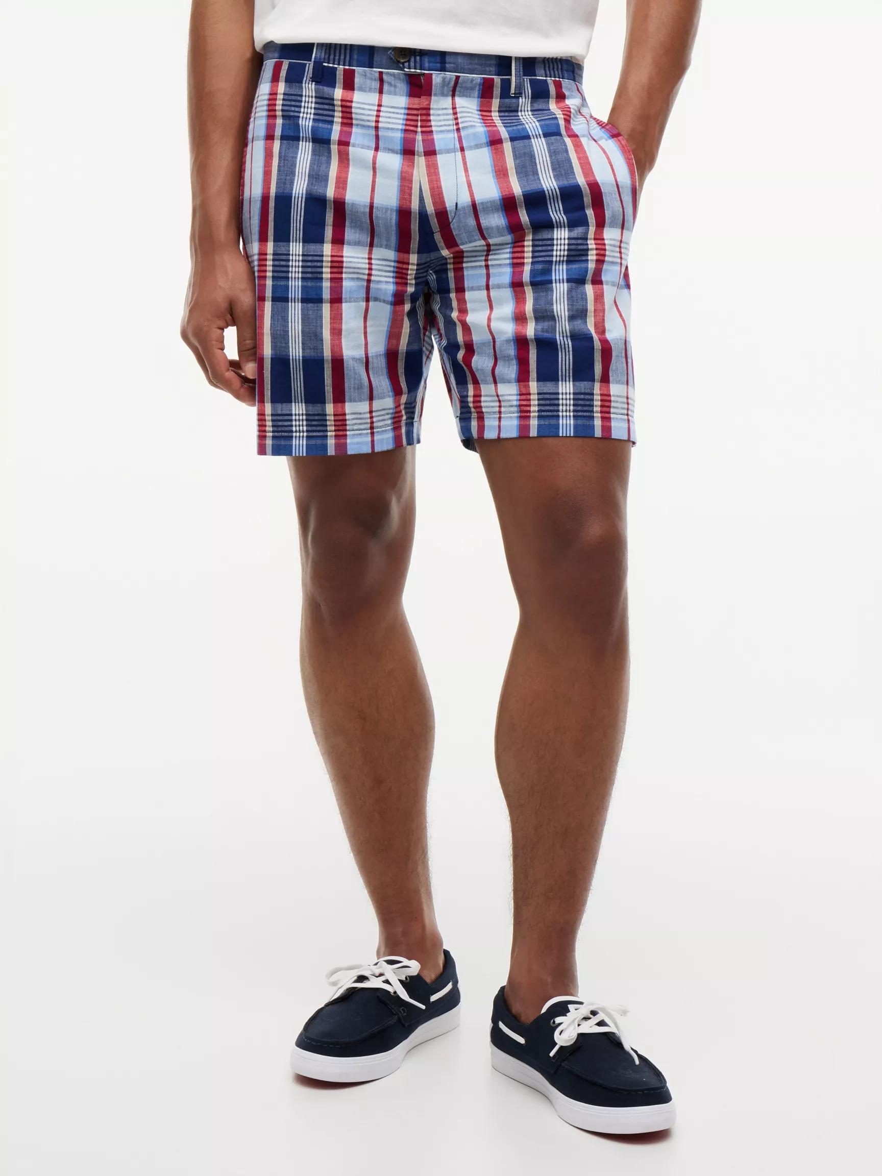Regular Fit 7" Madras Short by TOMMY HILFIGER