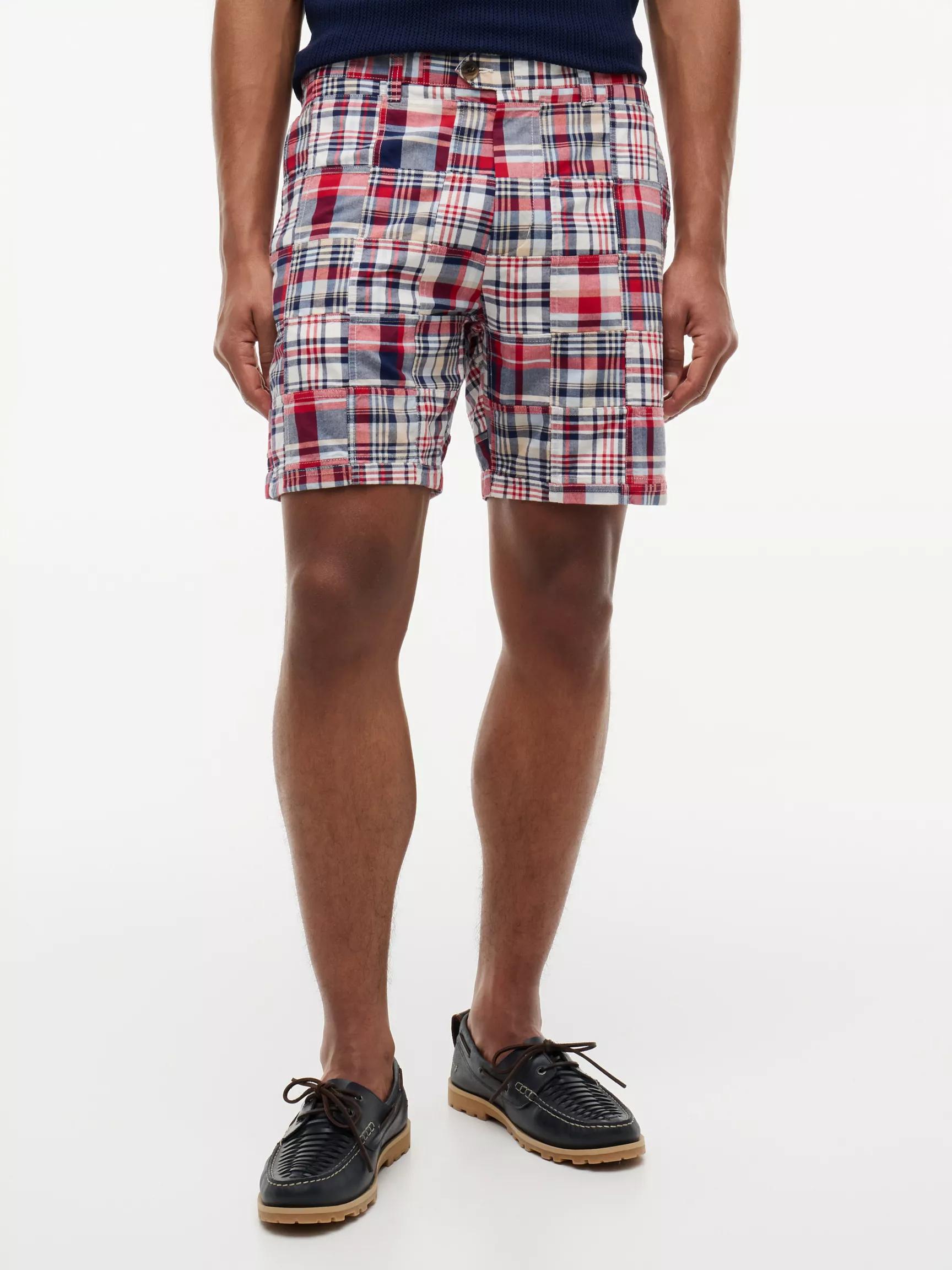 Regular Fit 7" Patchwork Madras Short by TOMMY HILFIGER