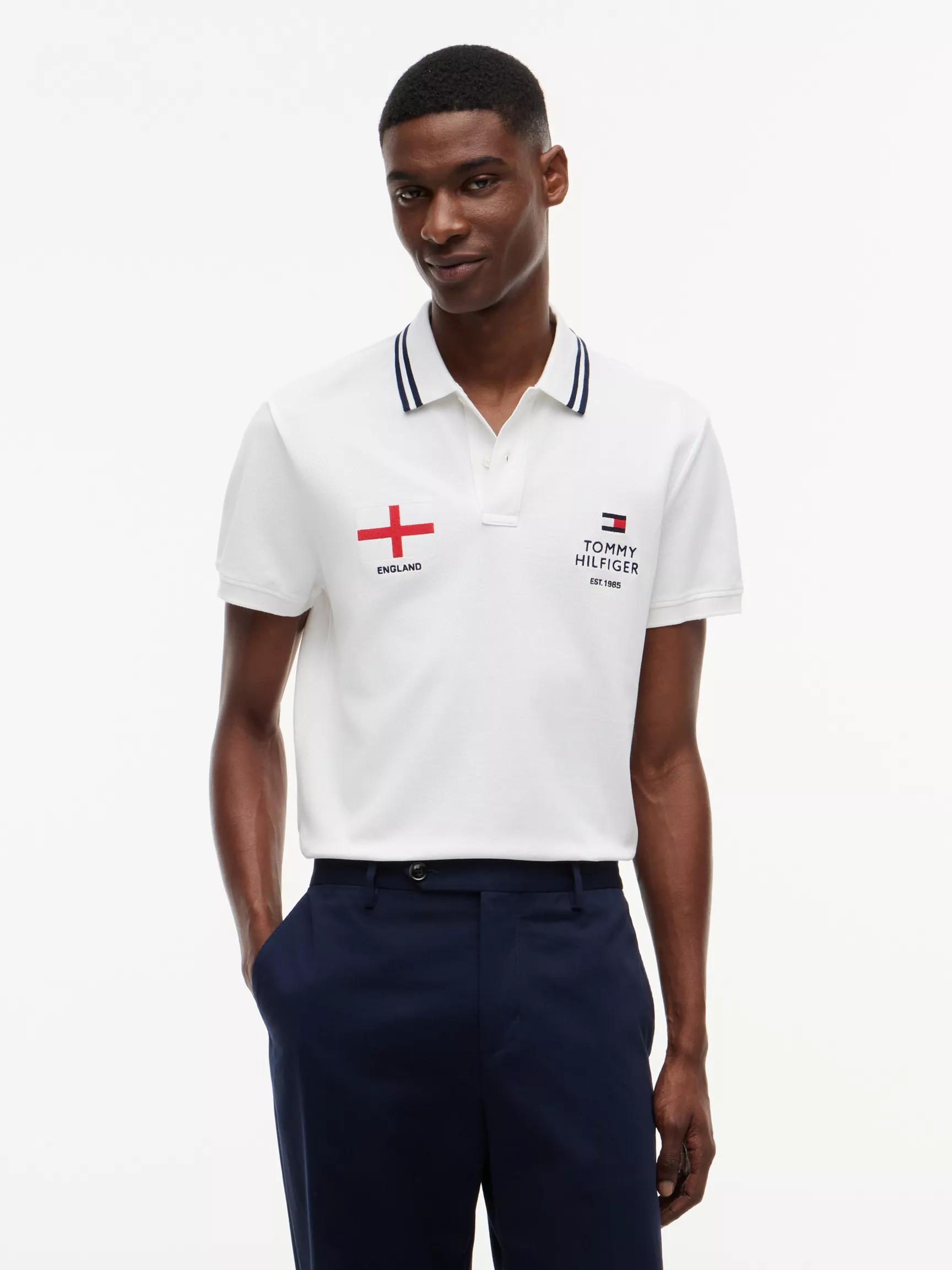 Regular Fit England Soccer Polo by TOMMY HILFIGER