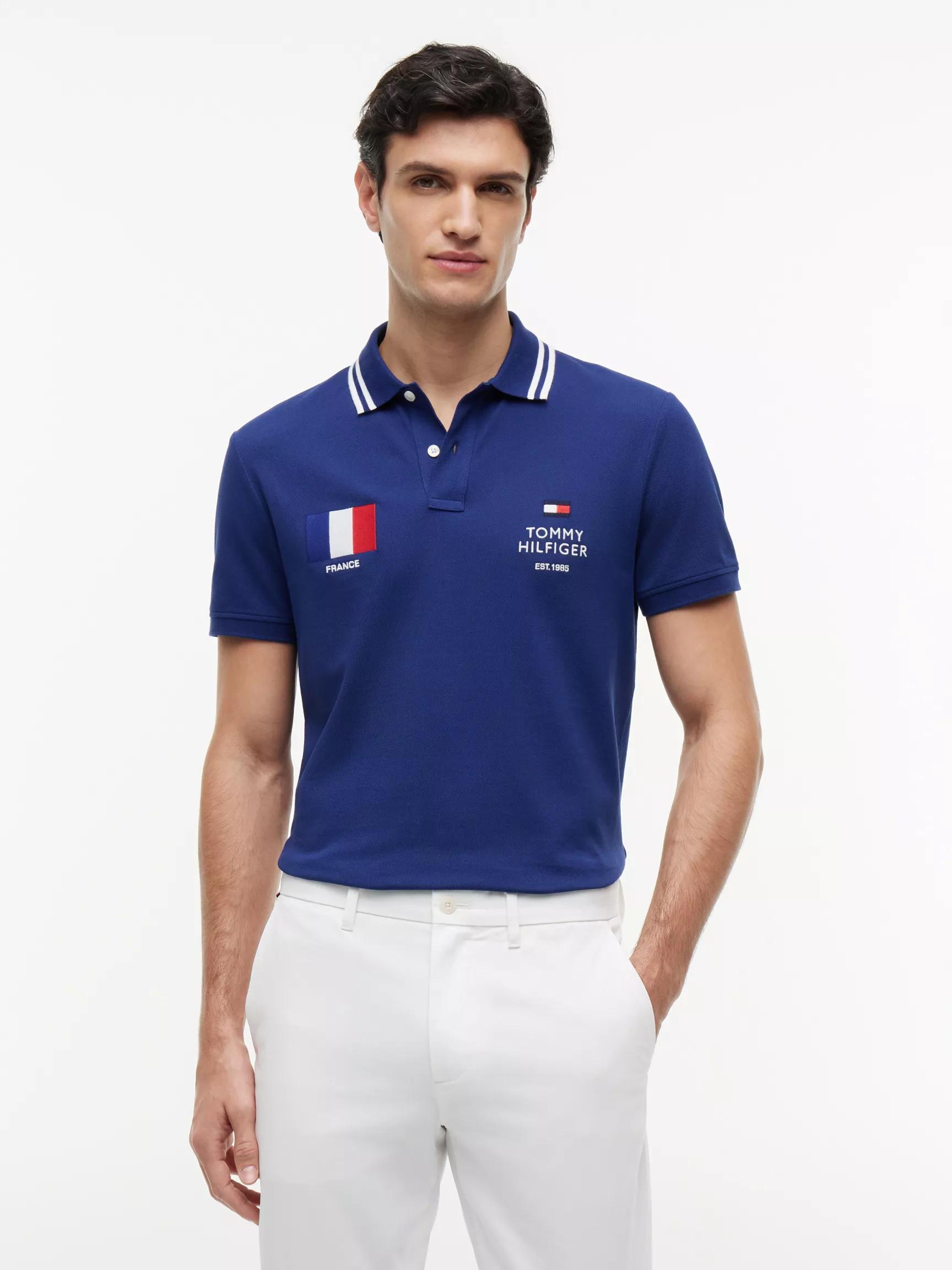 Regular Fit France Soccer Polo by TOMMY HILFIGER