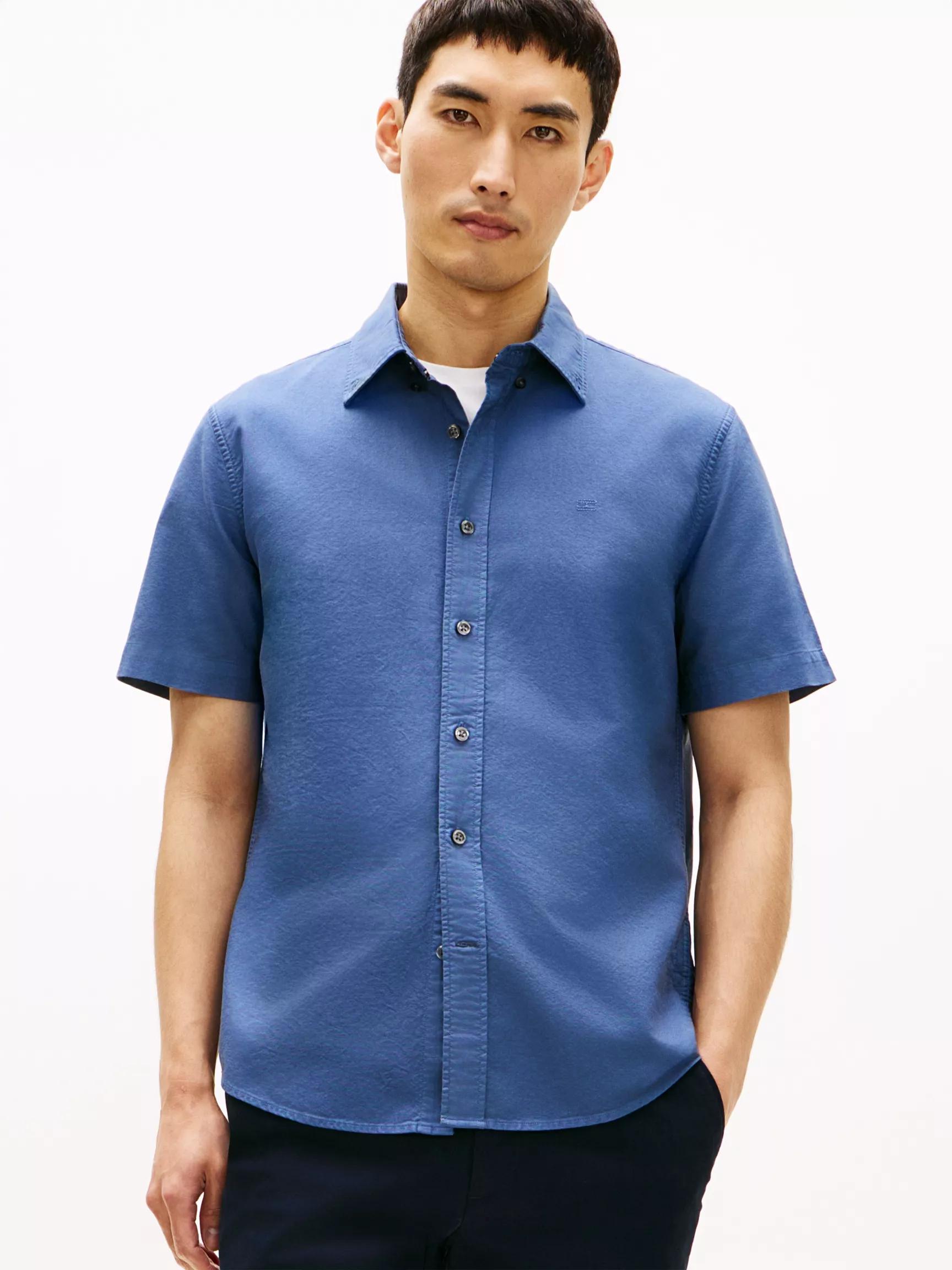 Regular Fit Garment-Dyed Oxford Shirt by TOMMY HILFIGER