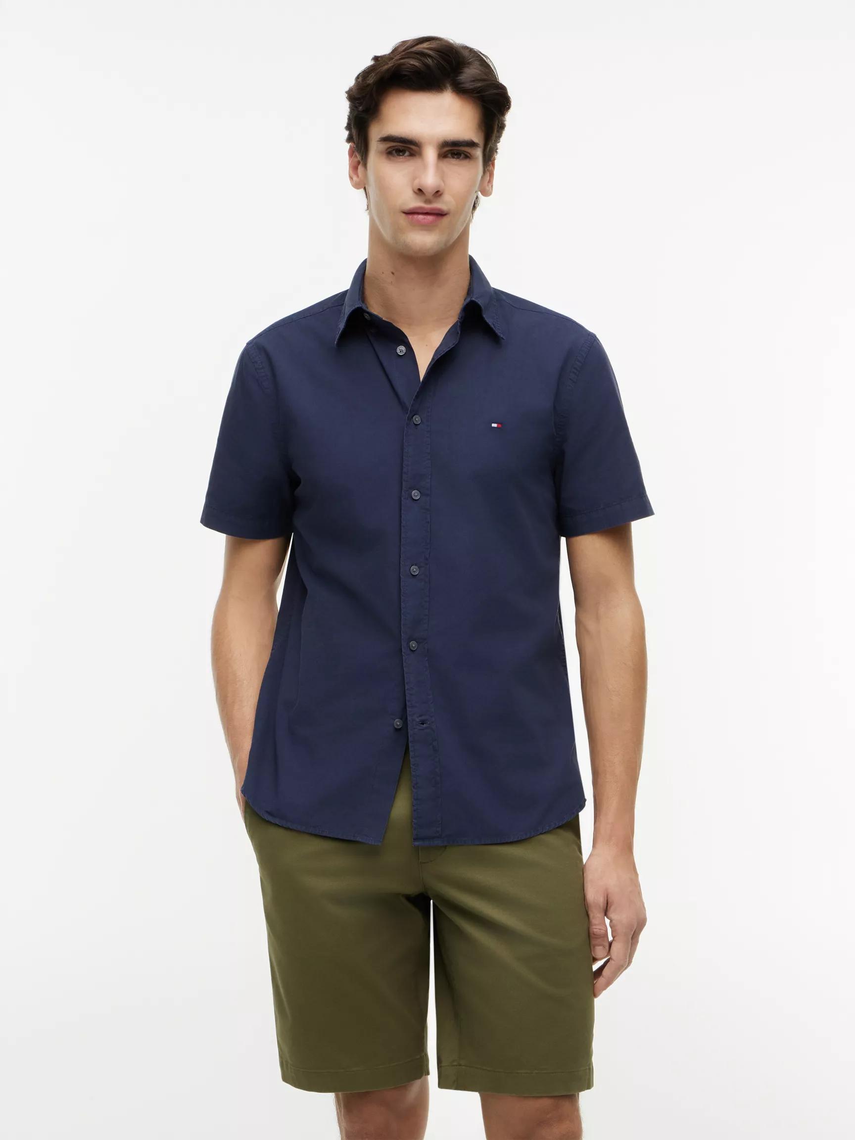 Regular Fit Garment-Dyed Shirt by TOMMY HILFIGER