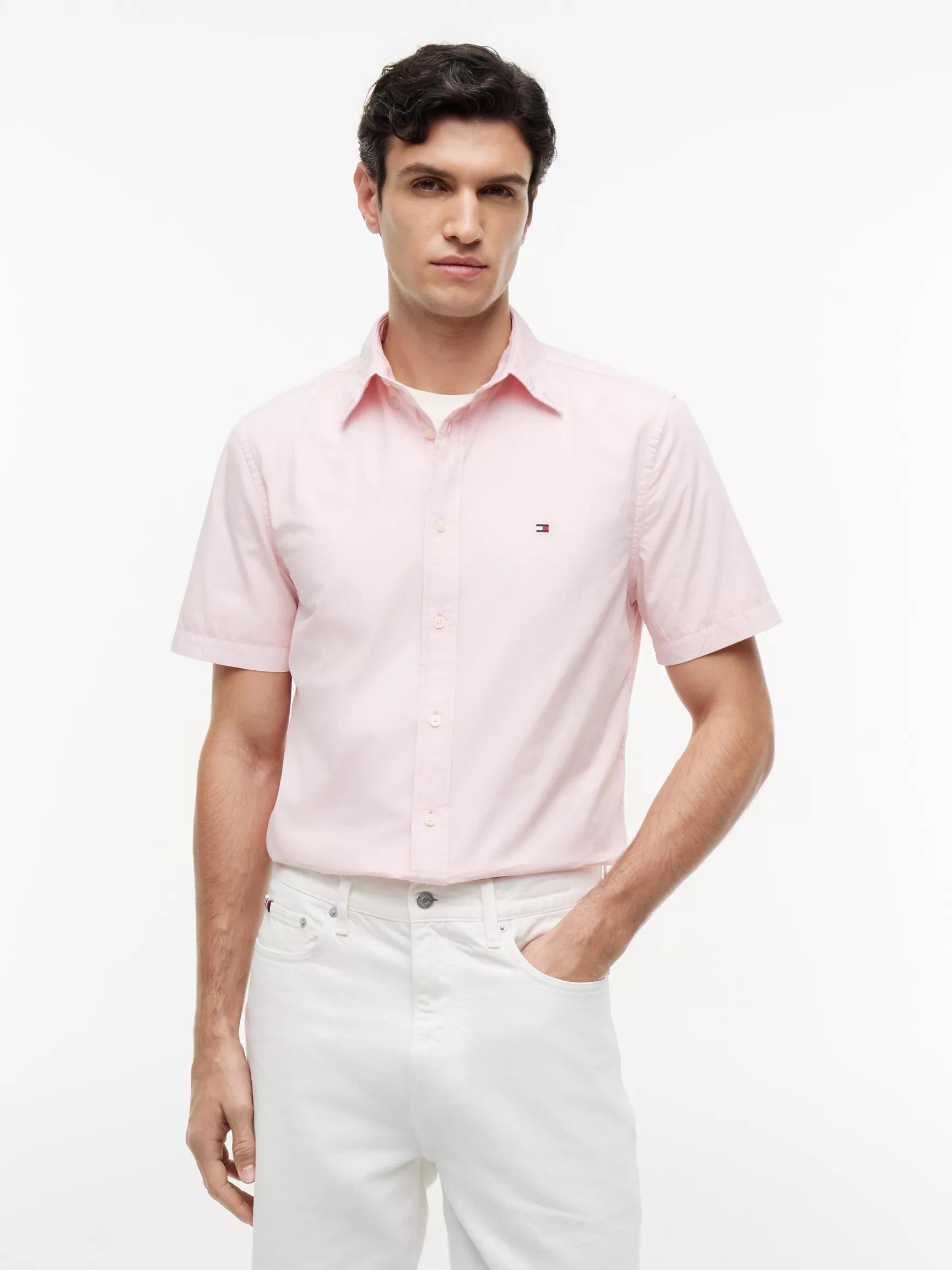 Regular Fit Garment-Dyed Shirt by TOMMY HILFIGER