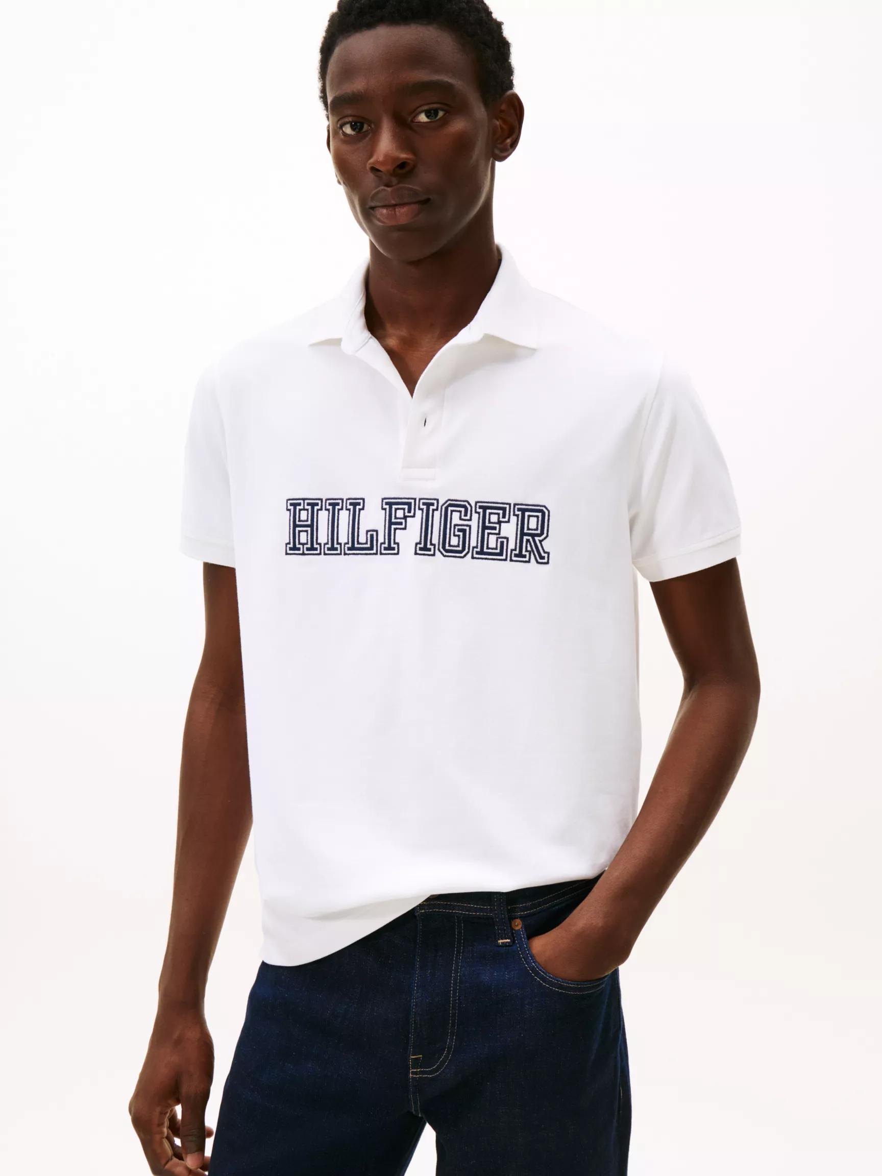 Regular Fit Hilfiger Logo Polo by TOMMY HILFIGER