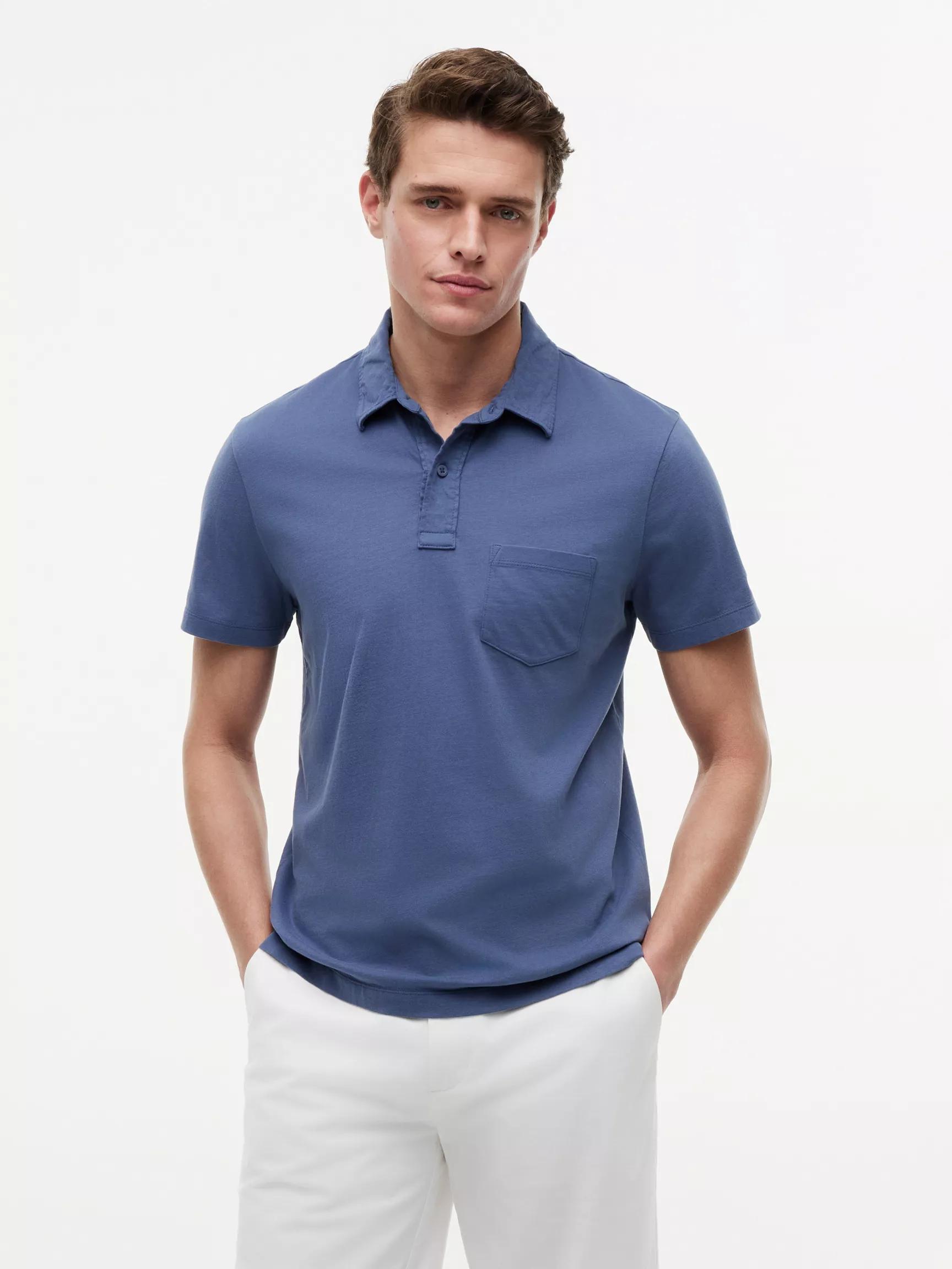 Regular Fit Jersey Pocket Polo by TOMMY HILFIGER