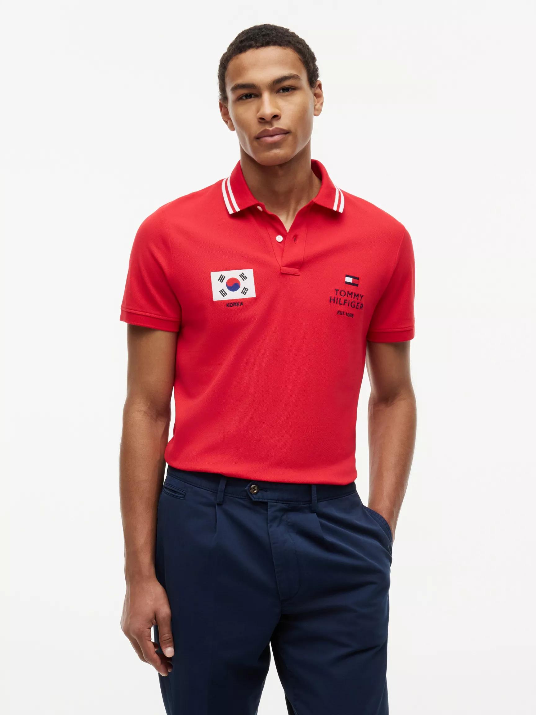 Regular Fit Korea Soccer Polo by TOMMY HILFIGER