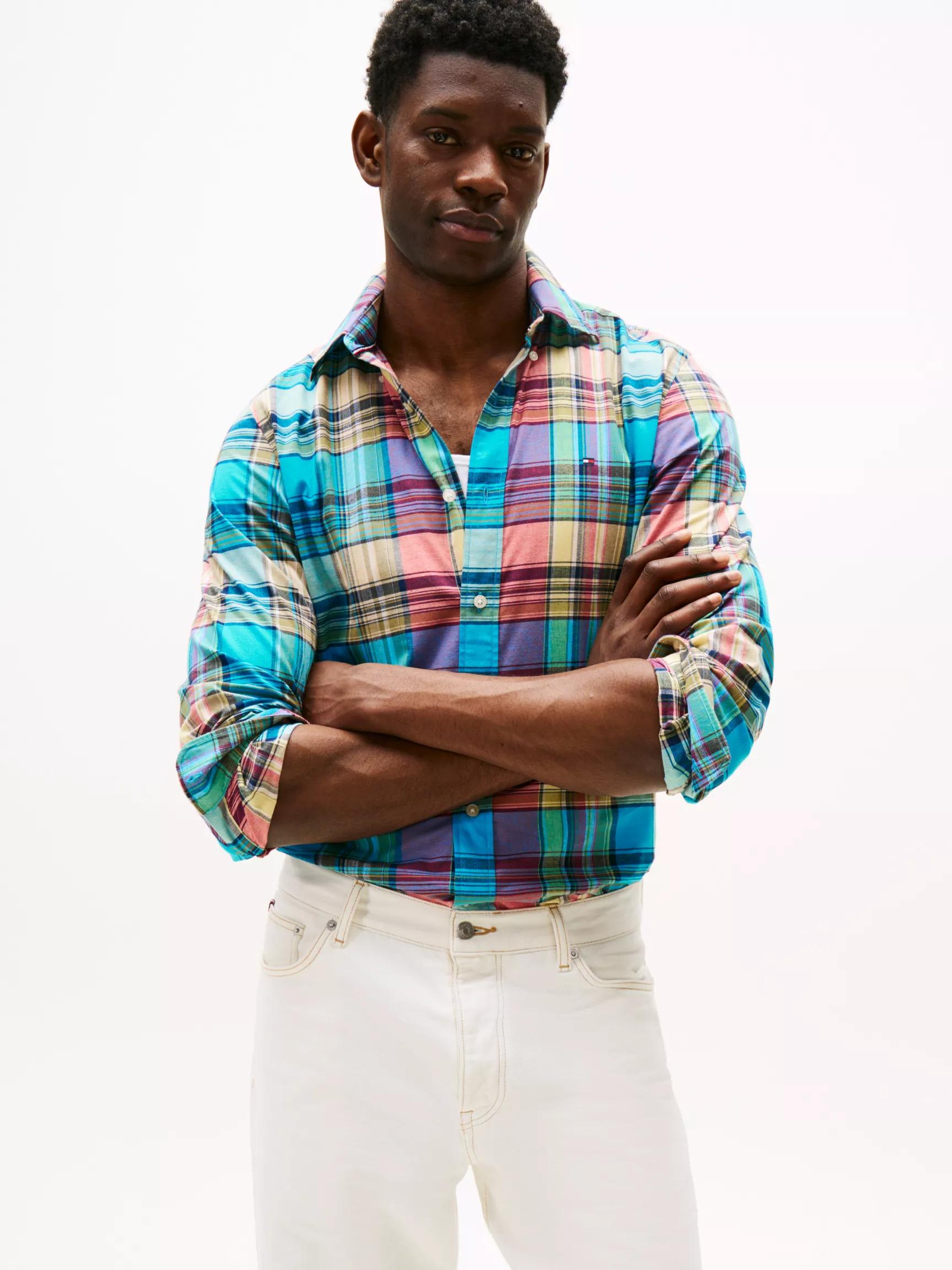 Regular Fit Madras Shirt by TOMMY HILFIGER