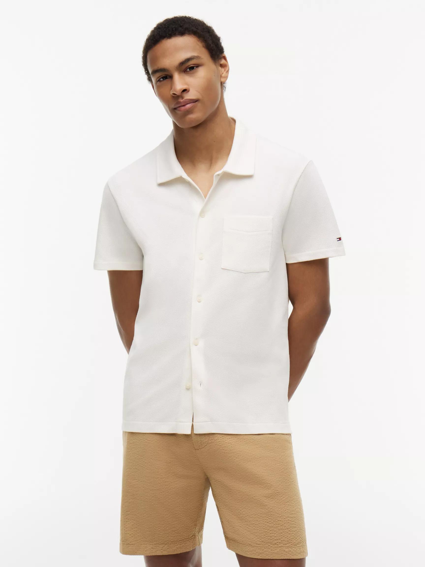 Regular Fit Mesh Pocket Shirt Polo by TOMMY HILFIGER