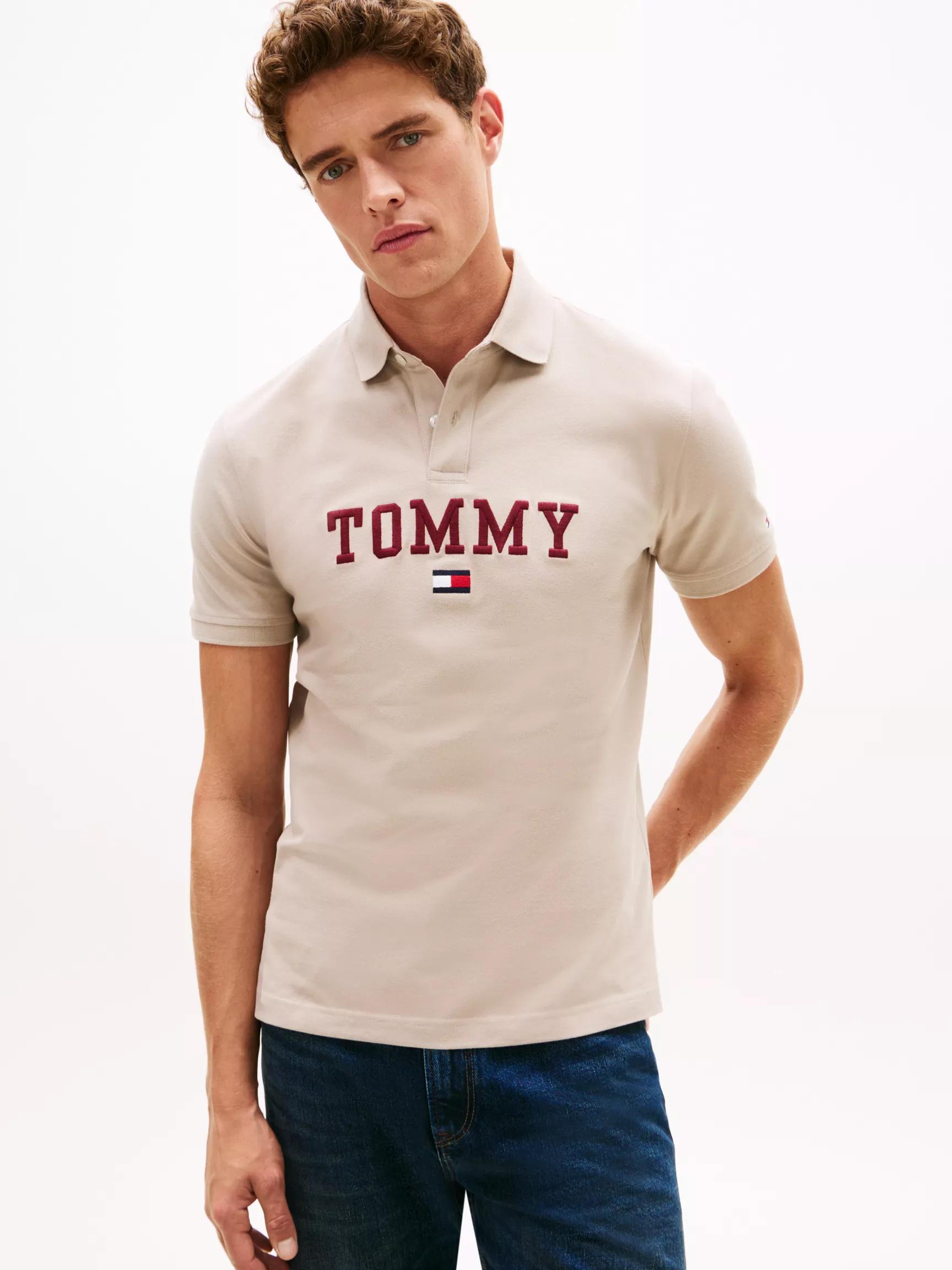 Regular Fit Monotype Tommy Logo Polo by TOMMY HILFIGER