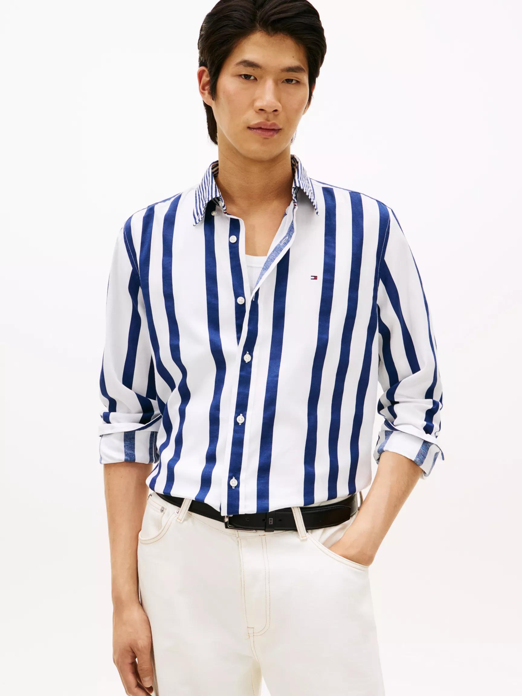 Regular Fit Stripe All-Day Shirt by TOMMY HILFIGER