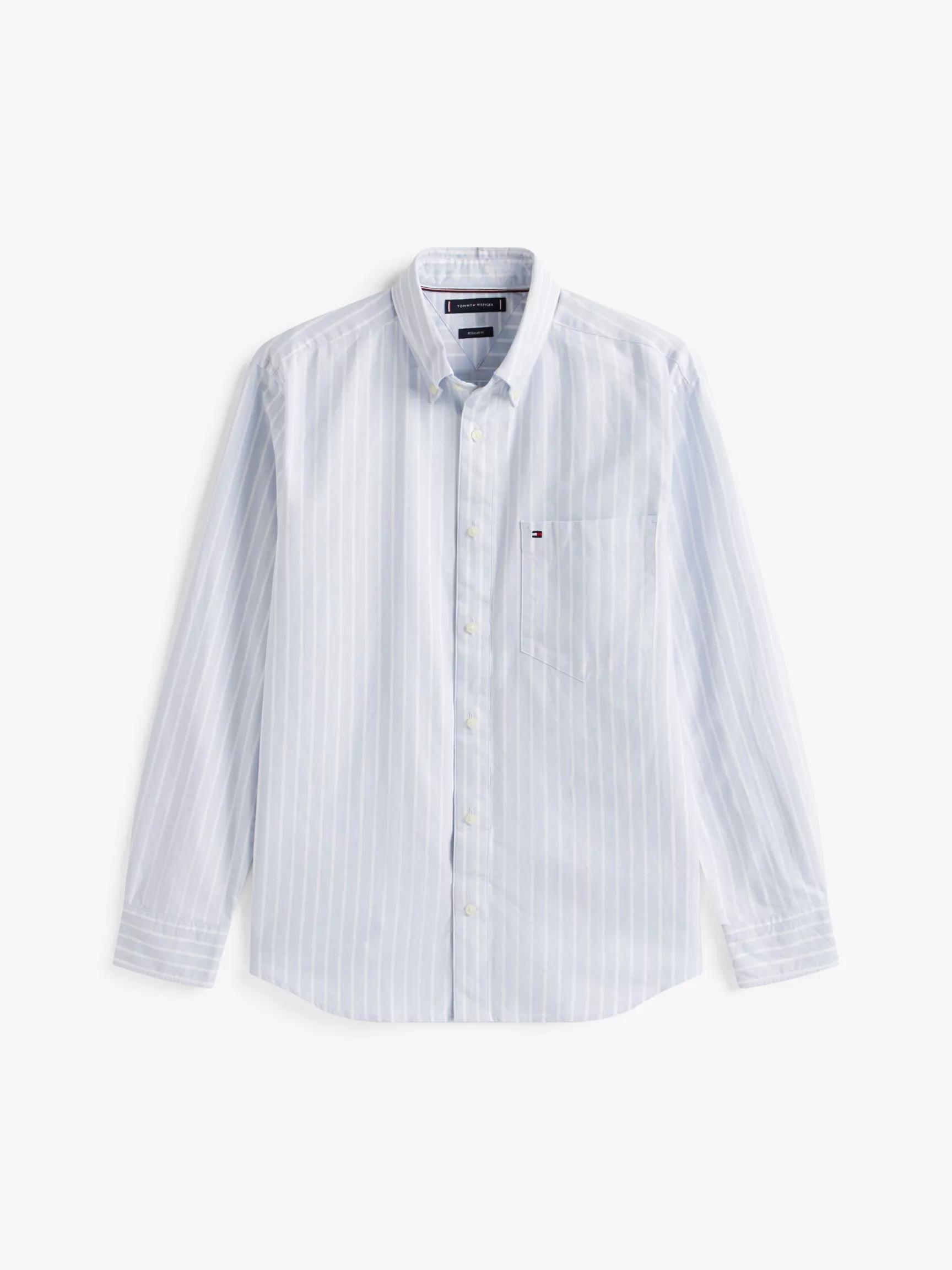 Regular Fit Stripe Oxford Shirt by TOMMY HILFIGER