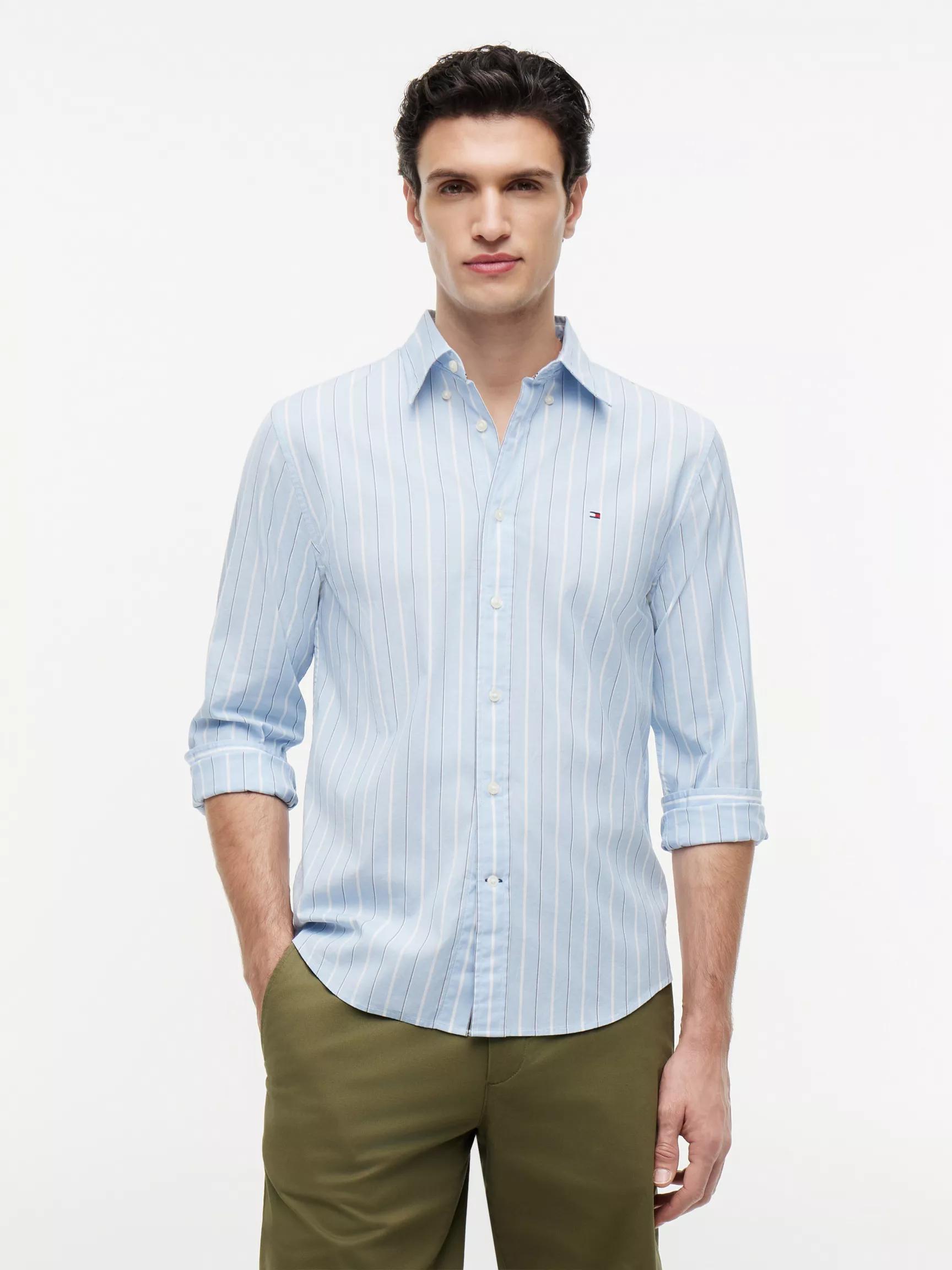 Regular Fit Striped All-Day Shirt by TOMMY HILFIGER