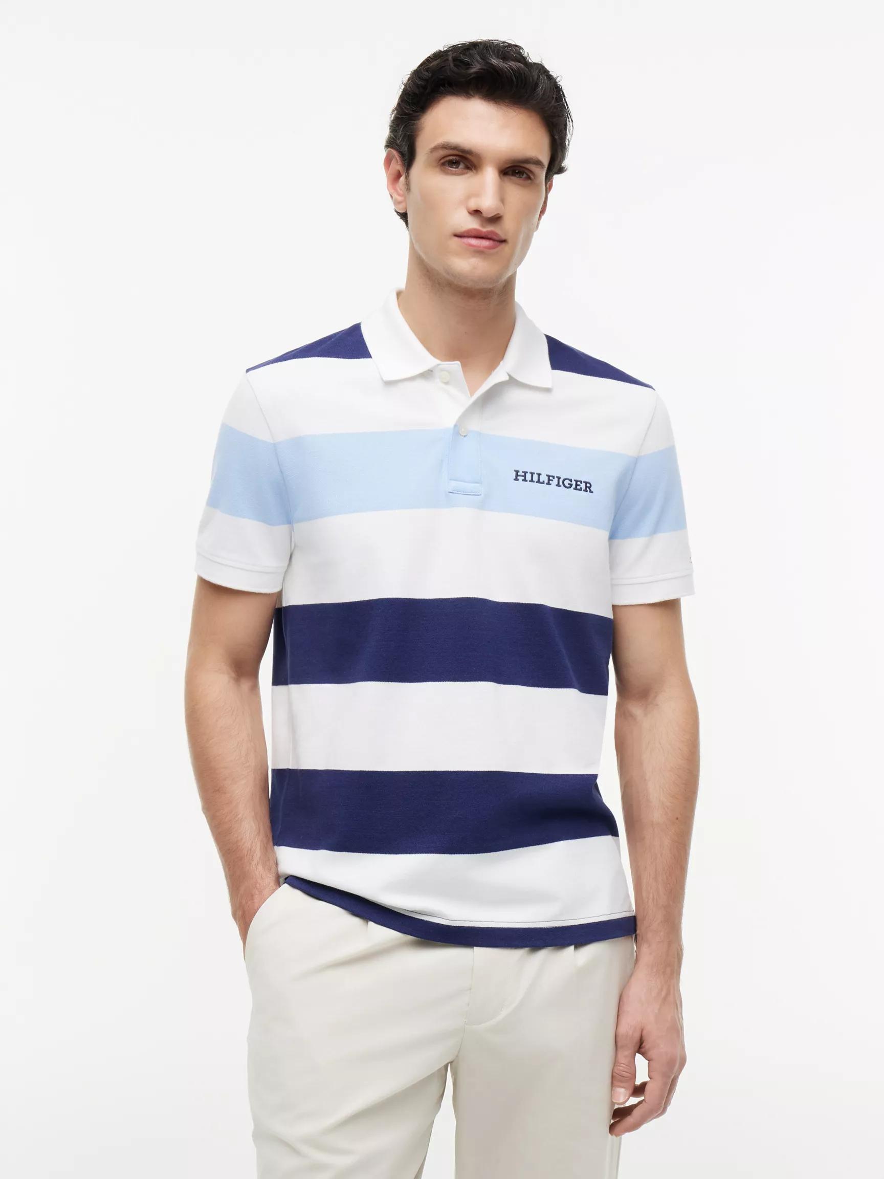 Regular Fit Striped Polo by TOMMY HILFIGER