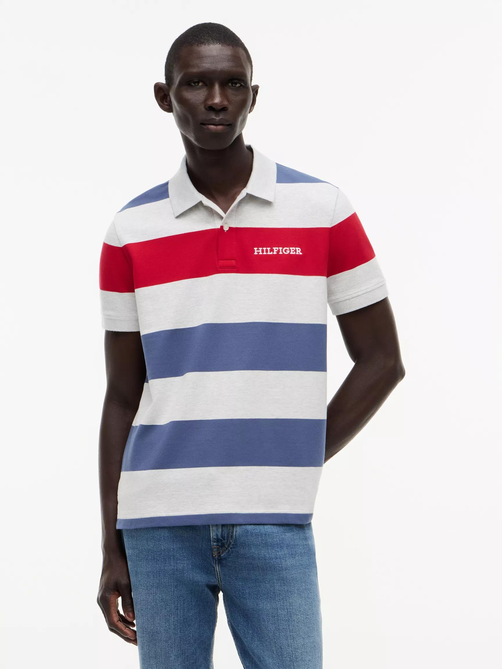 Regular Fit Striped Polo by TOMMY HILFIGER