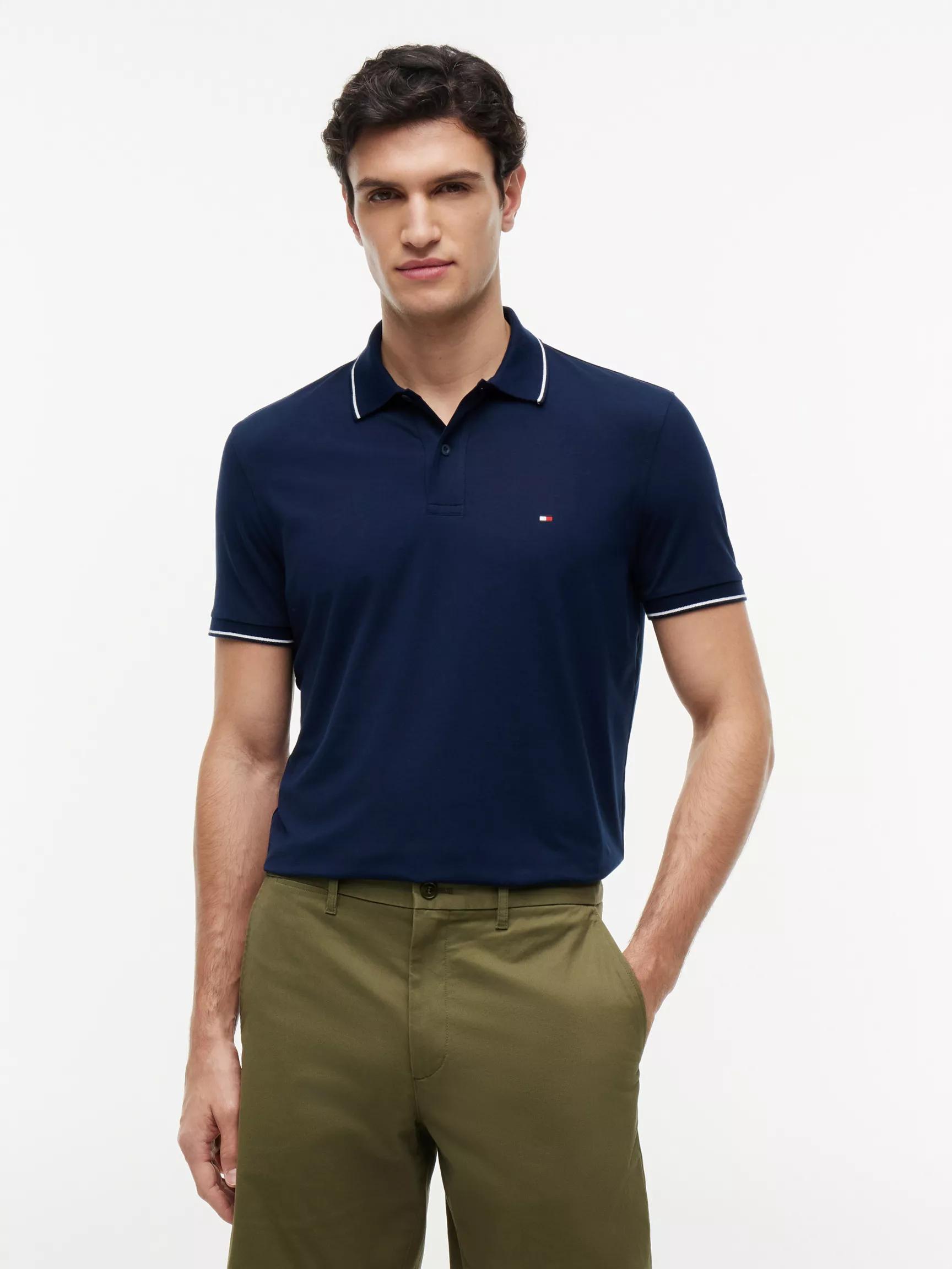 Regular Fit TH Performance Jersey Polo by TOMMY HILFIGER