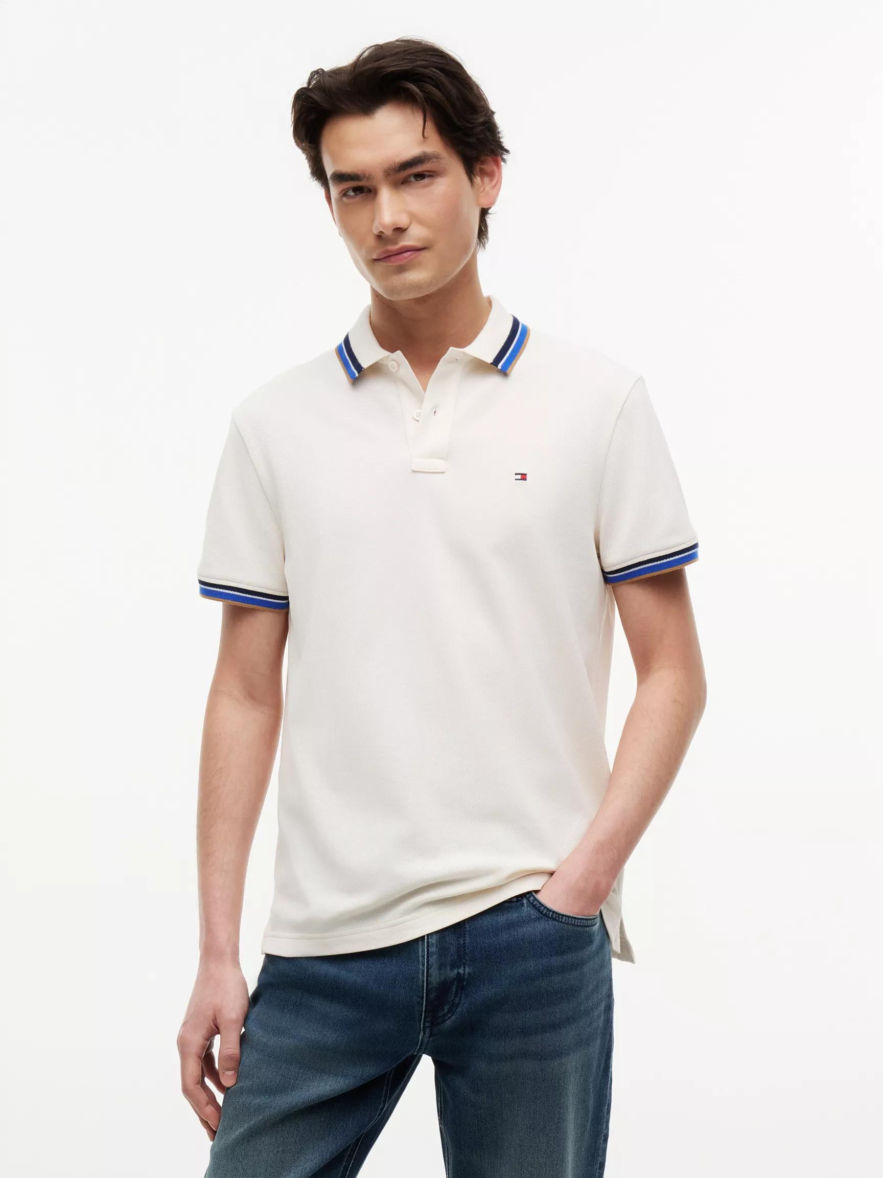 Regular Fit Tipped Polo by TOMMY HILFIGER