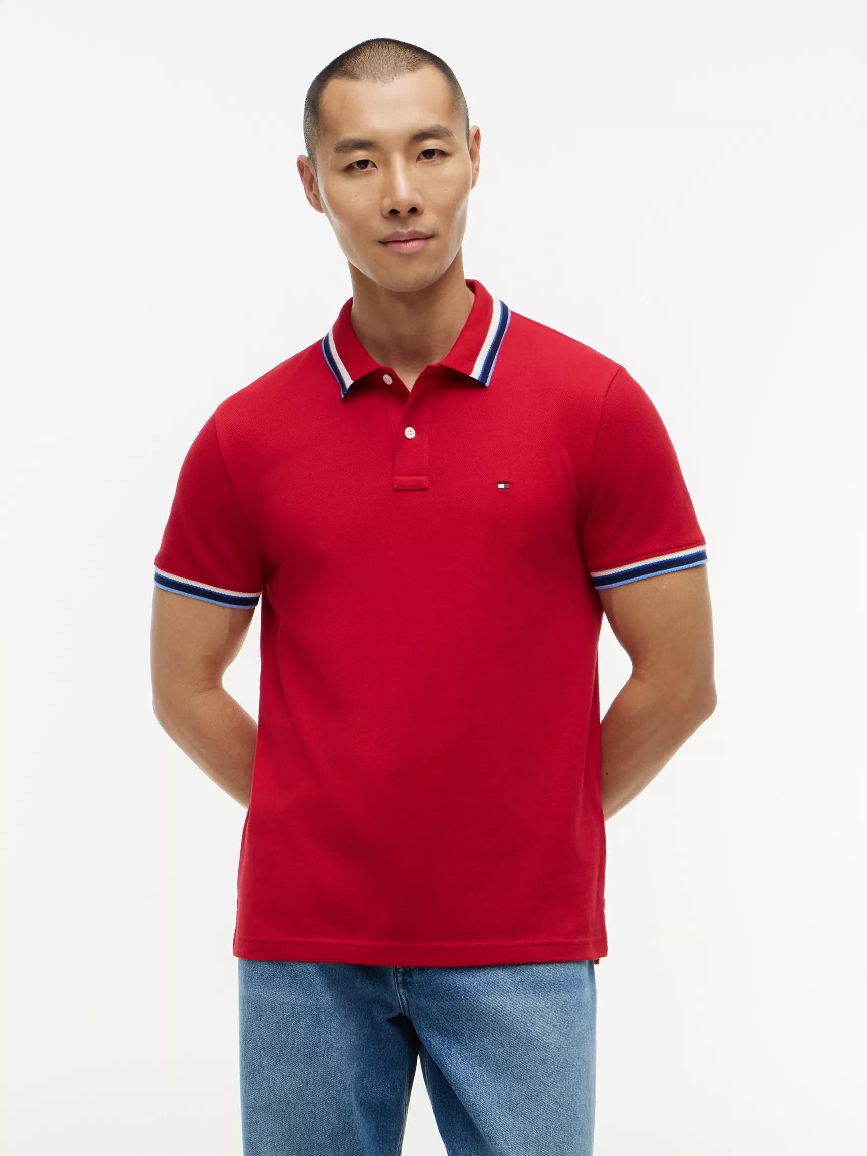Regular Fit Tipped Polo by TOMMY HILFIGER