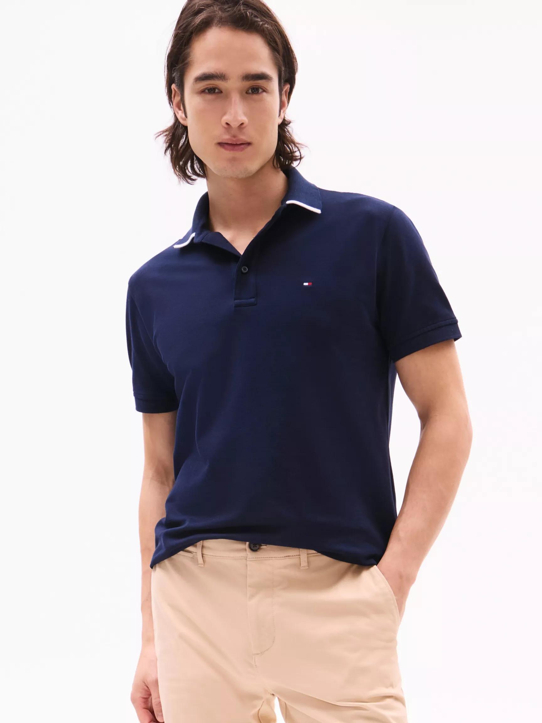 Regular Fit Under-Collar Logo Polo by TOMMY HILFIGER