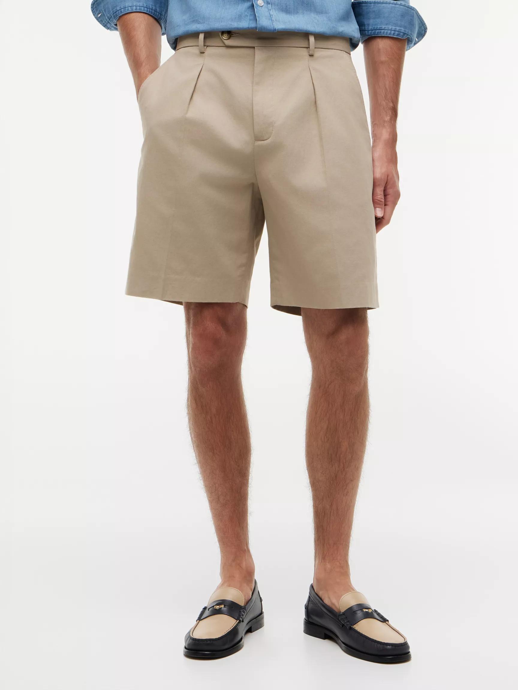 Relaxed Cotton-Linen Blend Chino Short by TOMMY HILFIGER
