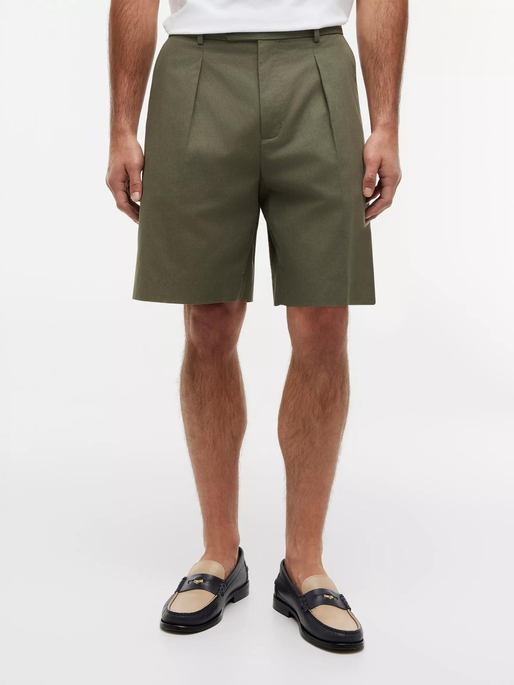 Relaxed Cotton-Linen Blend Chino Short by TOMMY HILFIGER