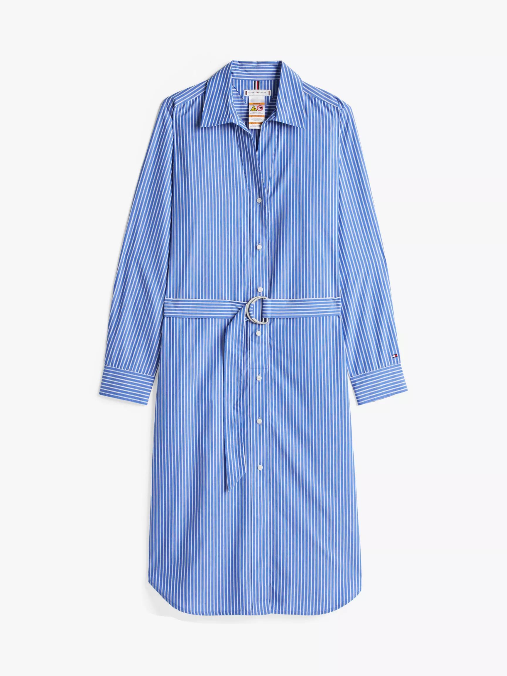 Relaxed Fit Belted Poplin Shirtdress by TOMMY HILFIGER