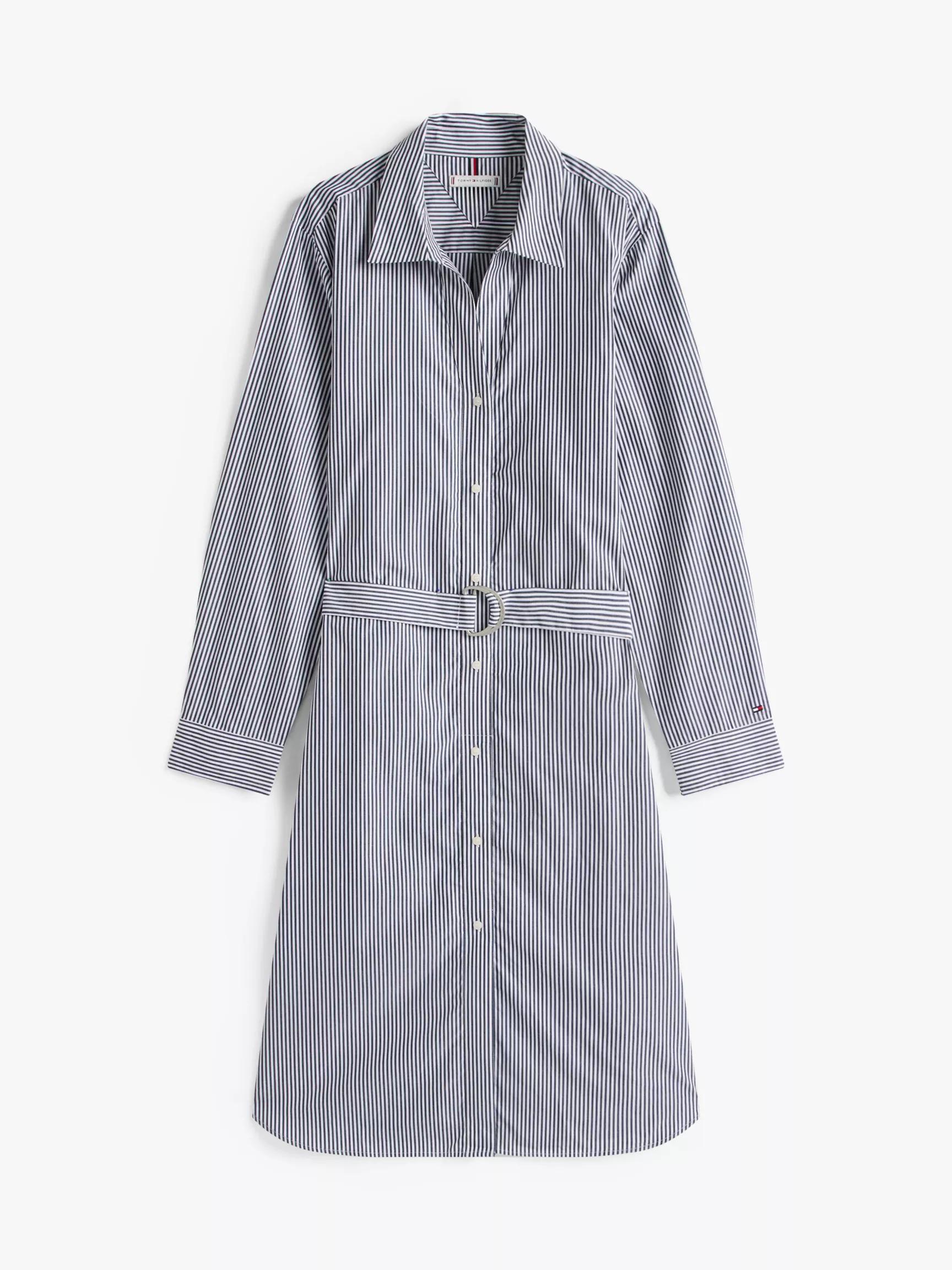 Relaxed Fit Belted Poplin Shirtdress by TOMMY HILFIGER