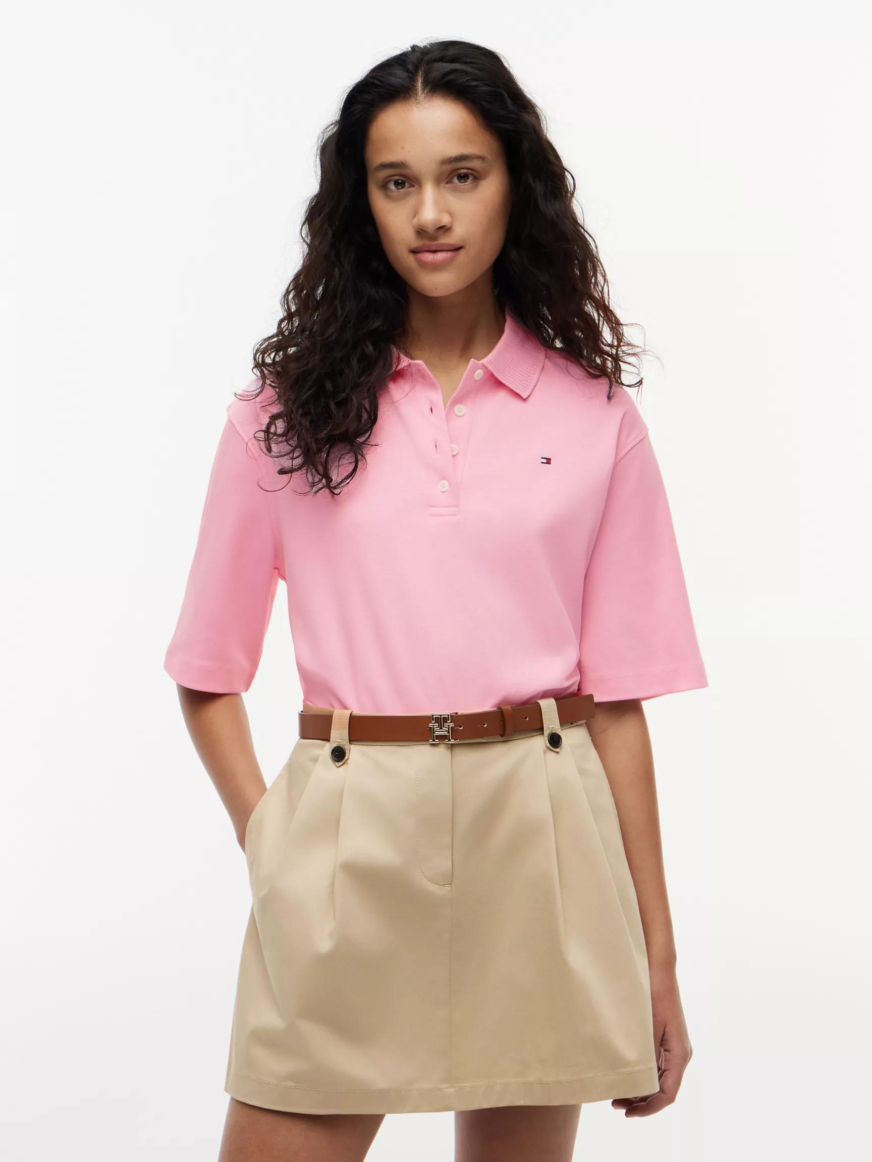 Relaxed Fit Cotton Interlock Polo by TOMMY HILFIGER
