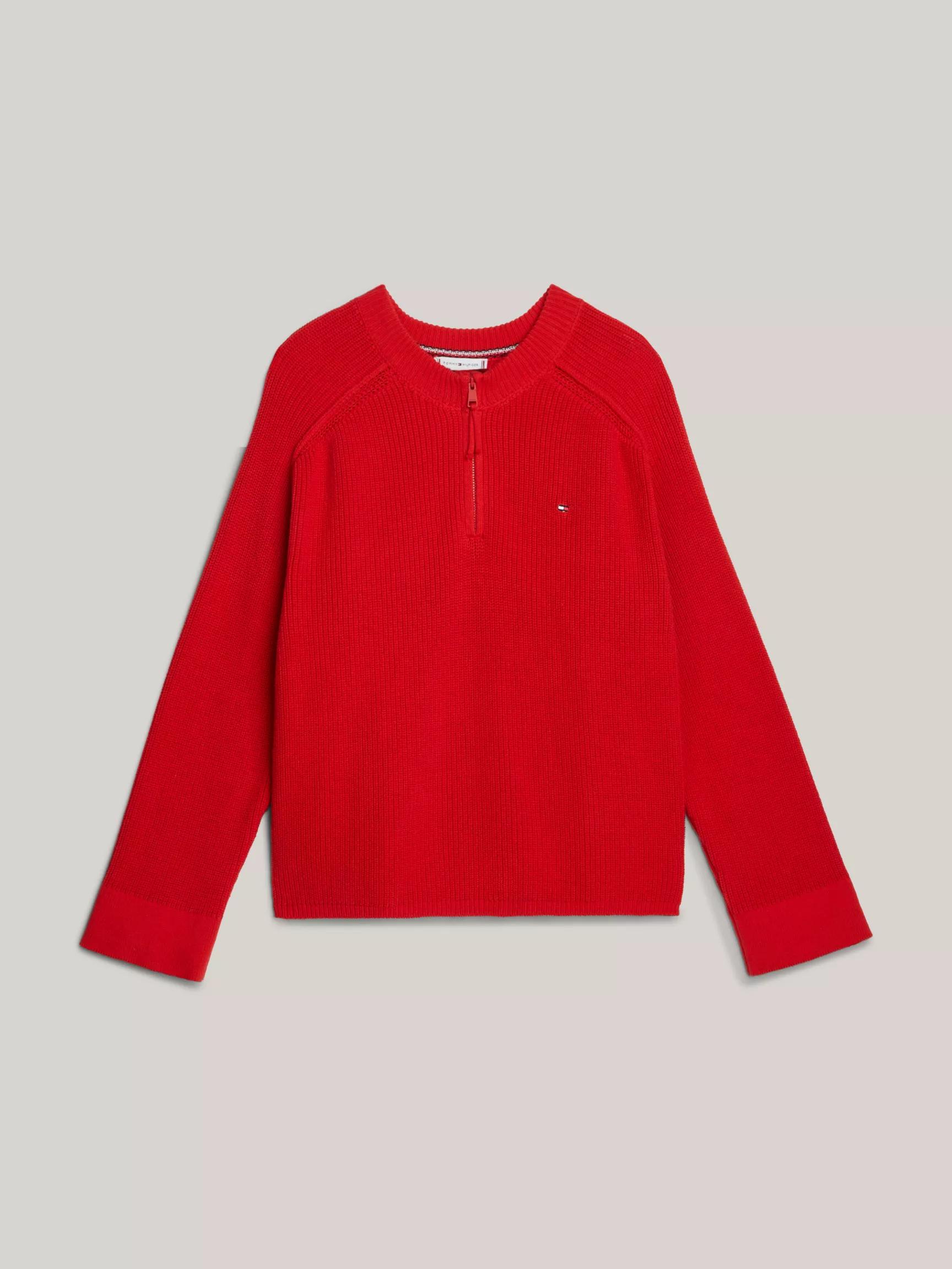 Relaxed Fit Half-Zip Sweater by TOMMY HILFIGER