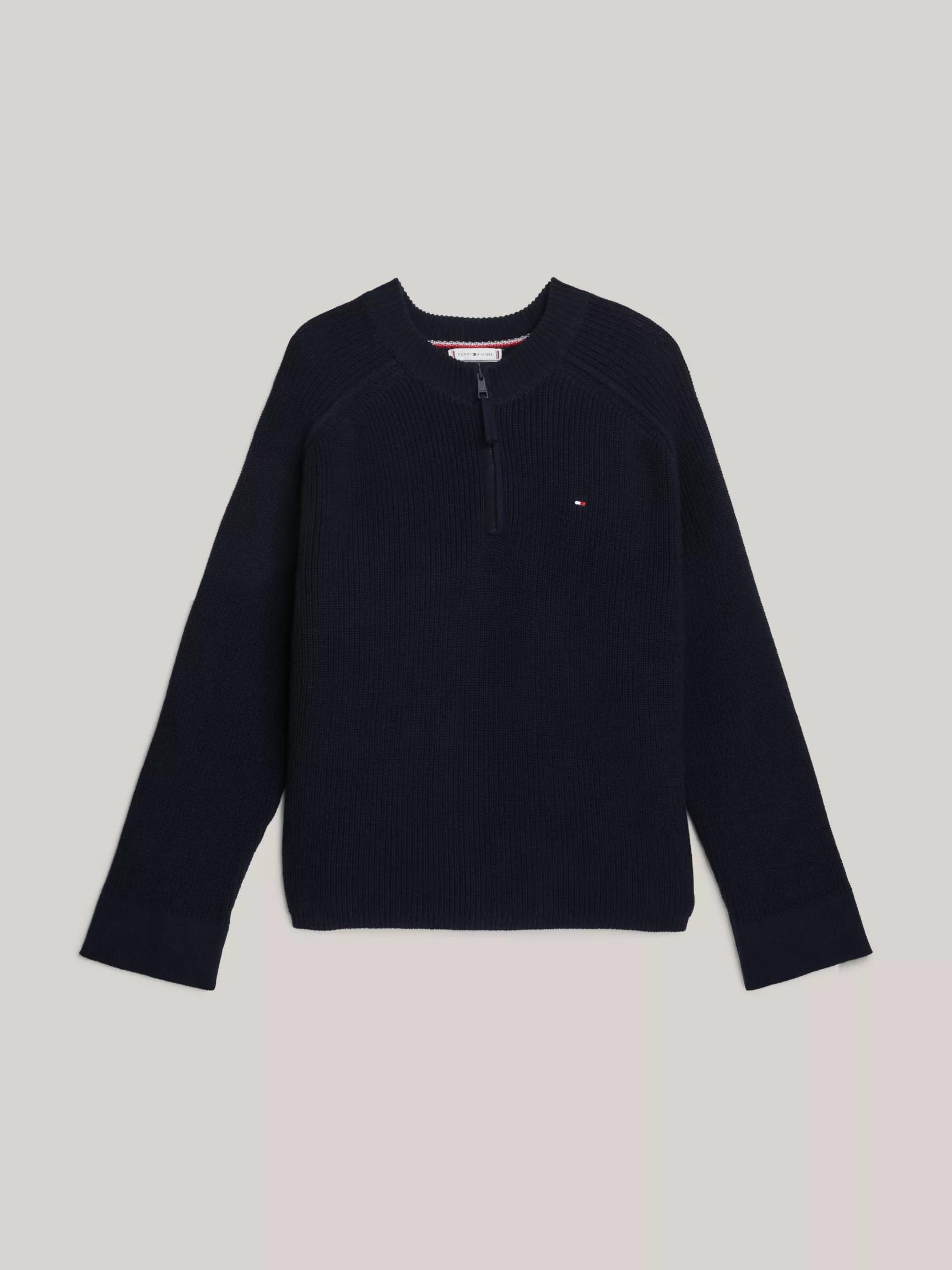 Relaxed Fit Half-Zip Sweater by TOMMY HILFIGER