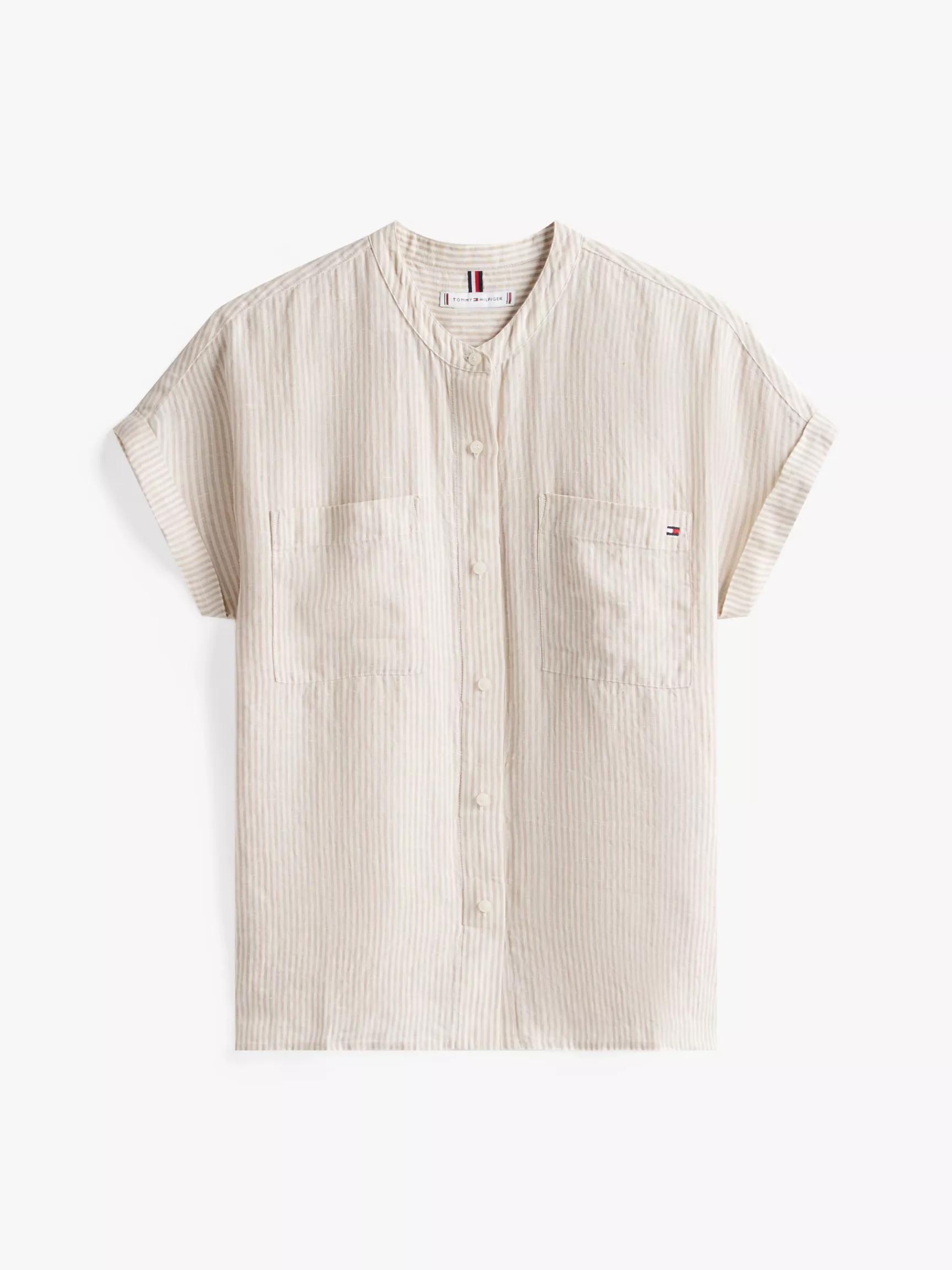 Relaxed Fit Linen Top by TOMMY HILFIGER