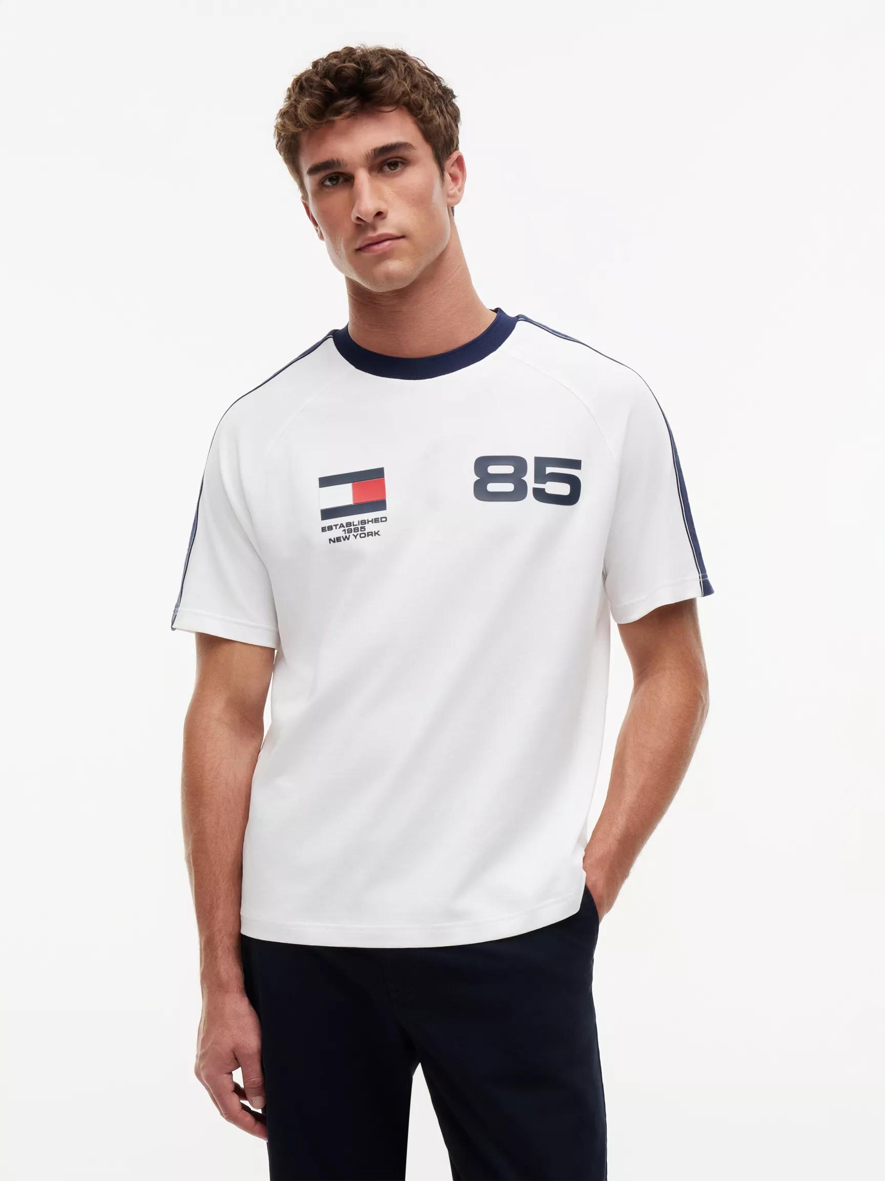 Relaxed Fit Retro Soccer T-Shirt by TOMMY HILFIGER