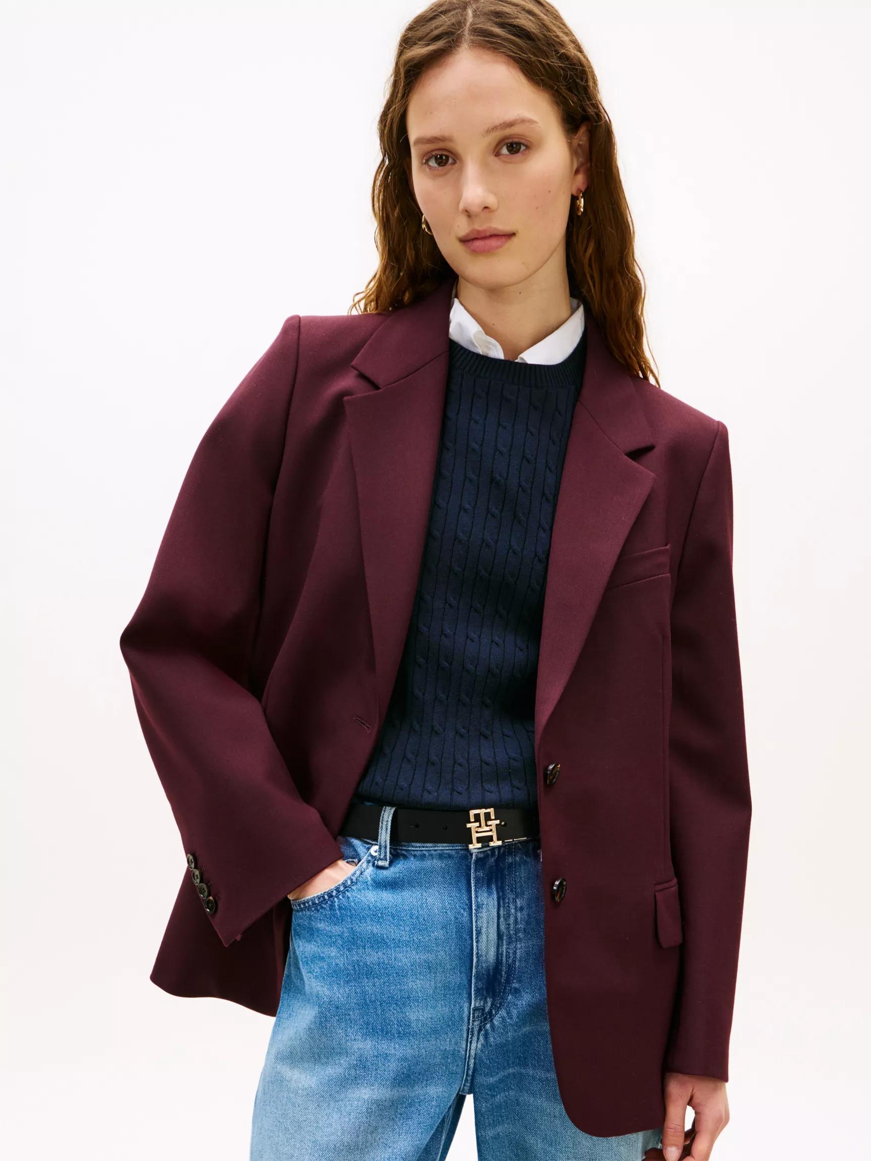 Relaxed Fit Wool-Blend Blazer by TOMMY HILFIGER