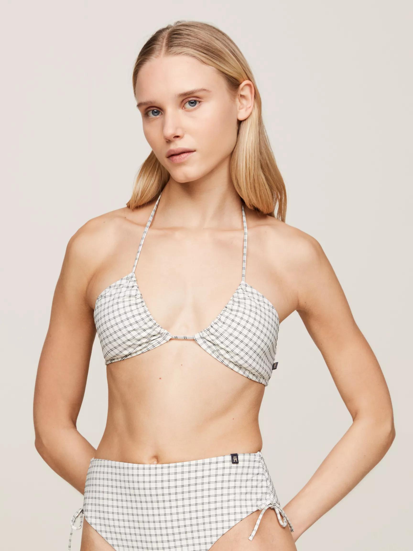 Retro Halter Neck Bandeau Bikini Top by TOMMY HILFIGER
