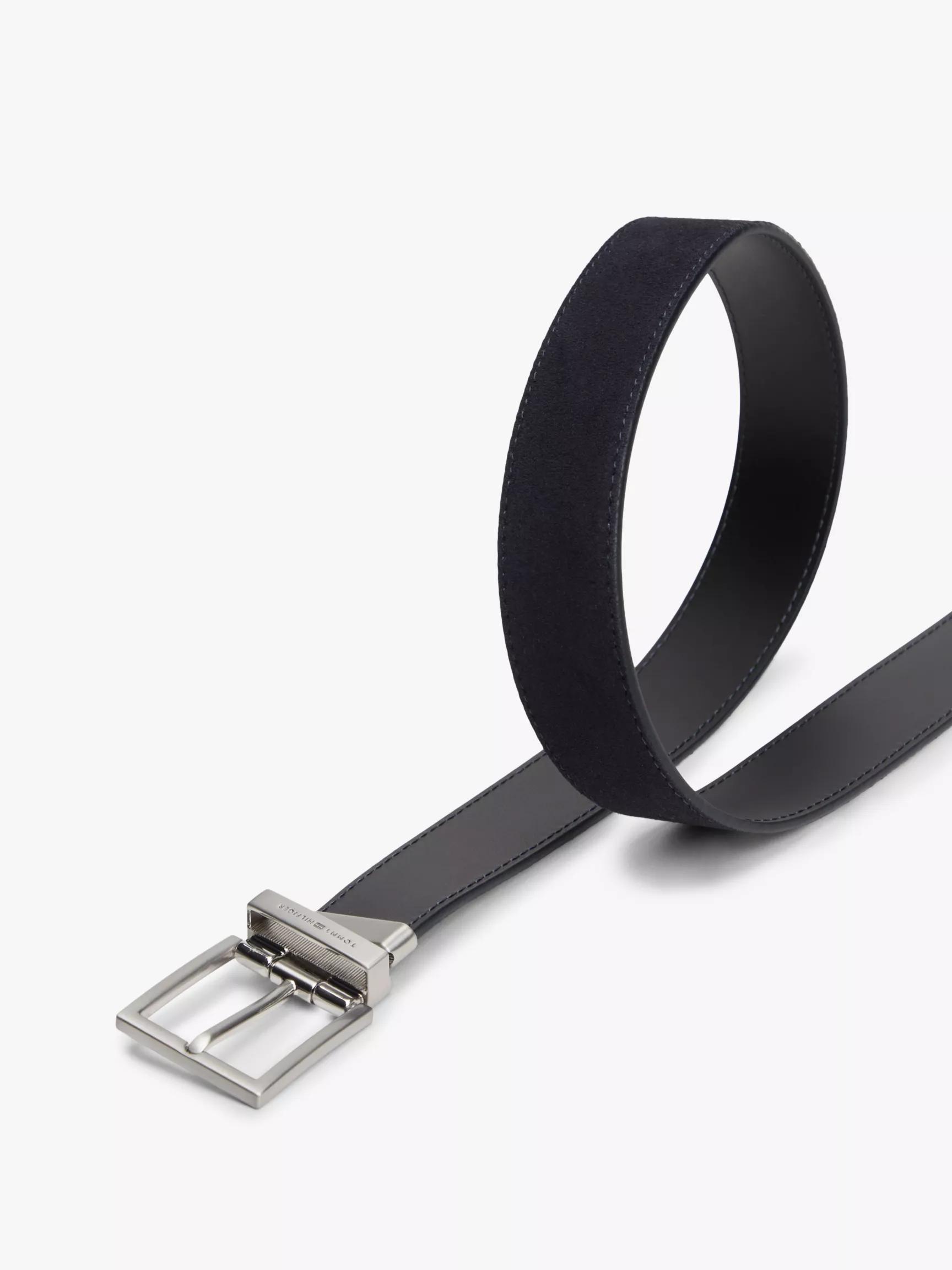 Reversible Square Buckle Leather Belt by TOMMY HILFIGER