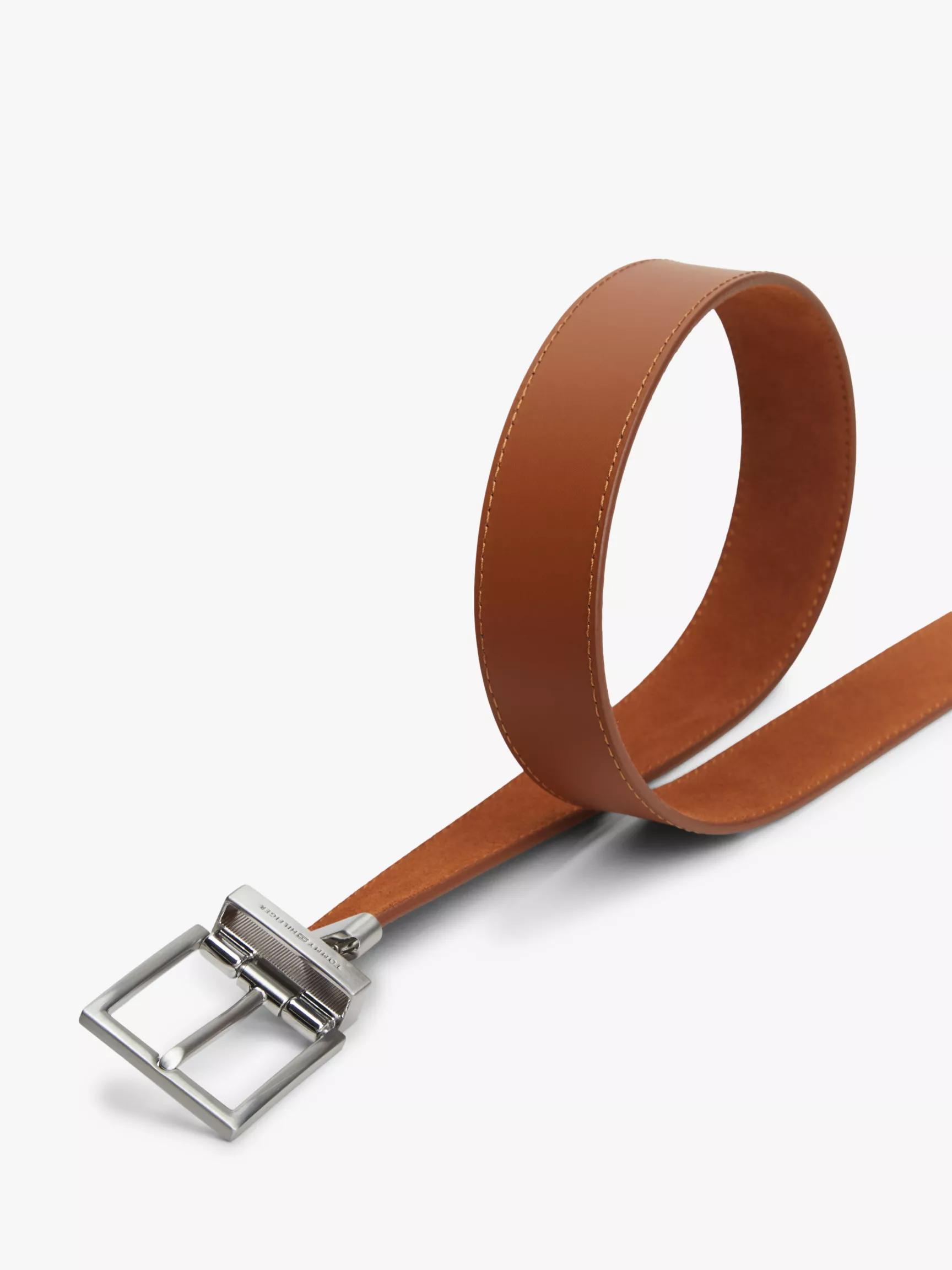 Reversible Square Buckle Leather Belt by TOMMY HILFIGER