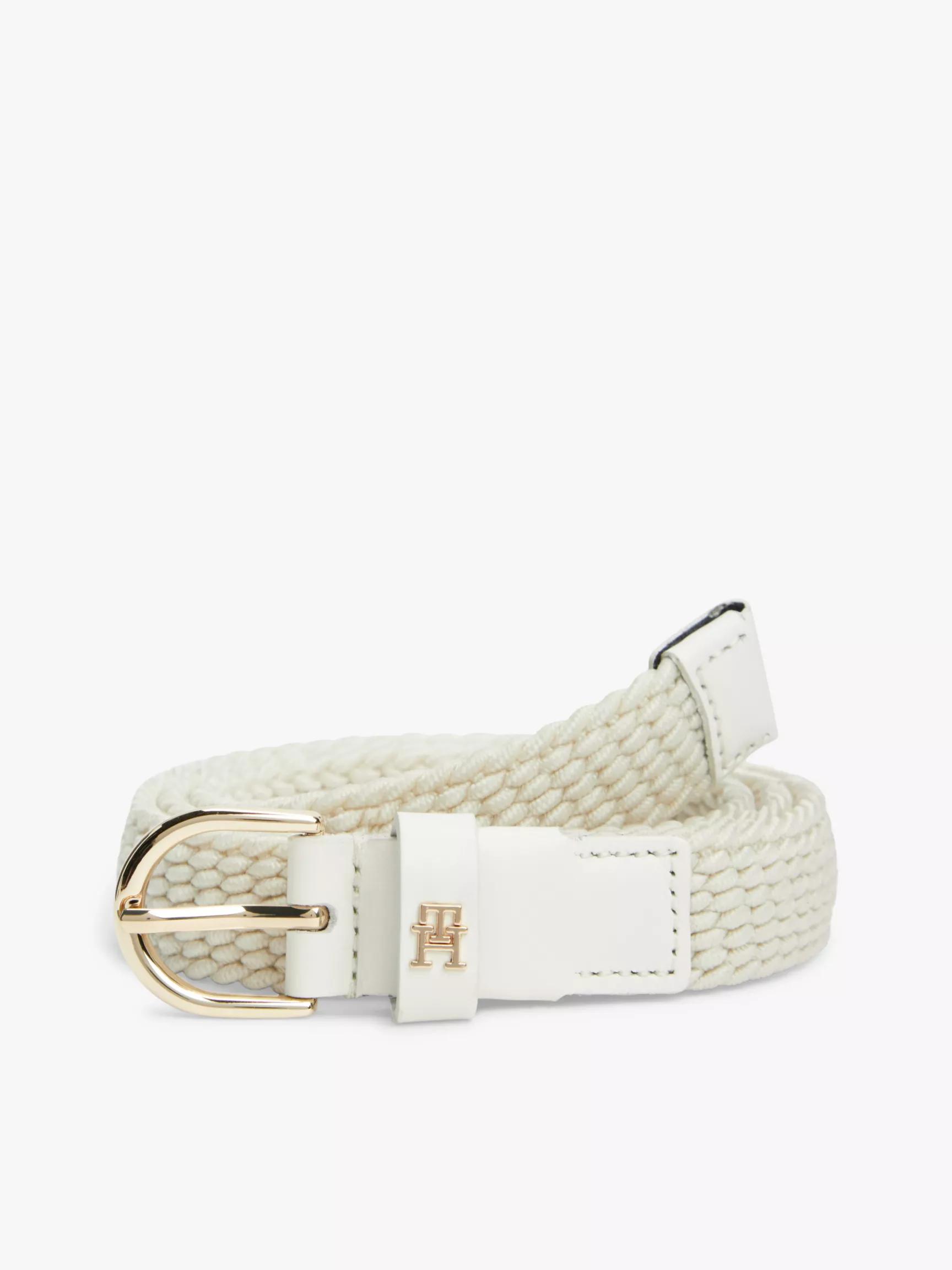 Rounded-Buckle Woven Elastic Belt by TOMMY HILFIGER