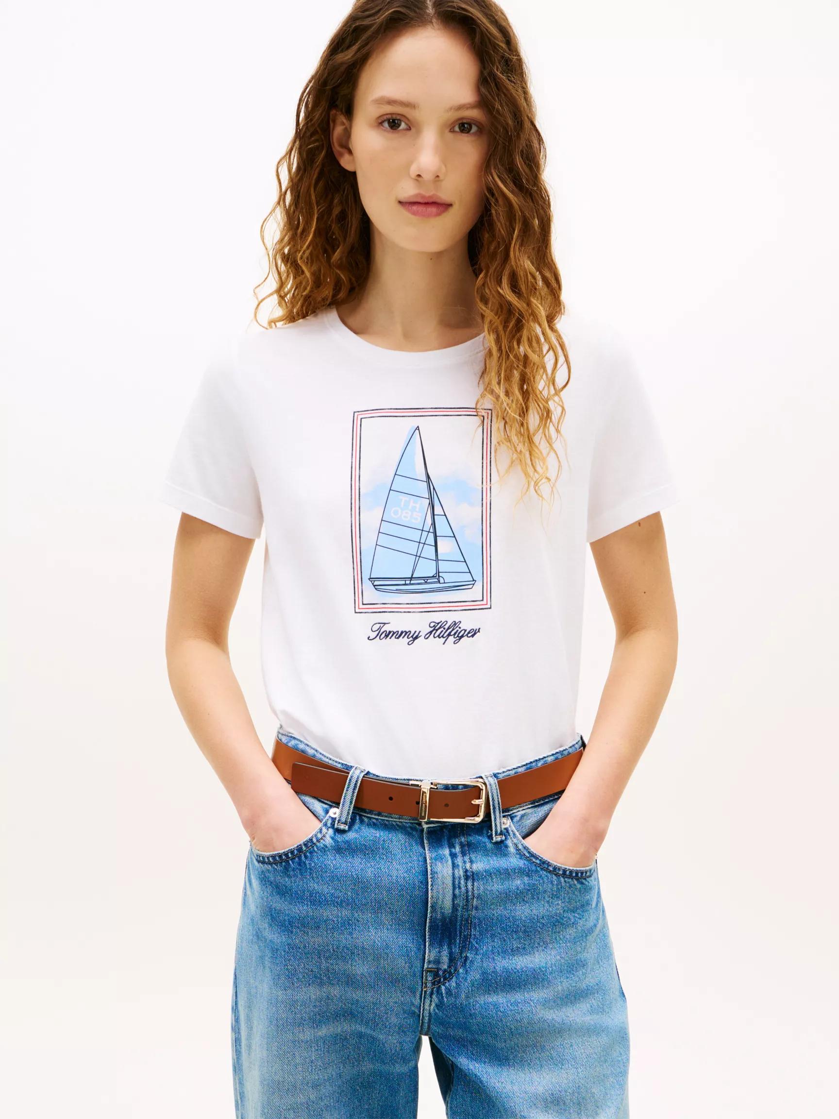 Sailboat Graphic T-Shirt by TOMMY HILFIGER