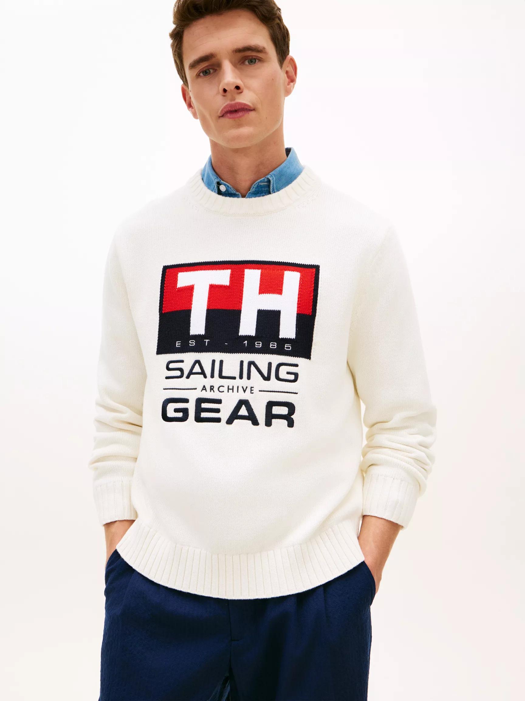 Sailing Logo Crewneck Sweater by TOMMY HILFIGER