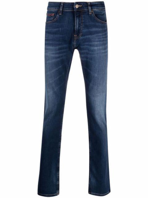 Scanton mid-rise slim-fit jeans by TOMMY HILFIGER