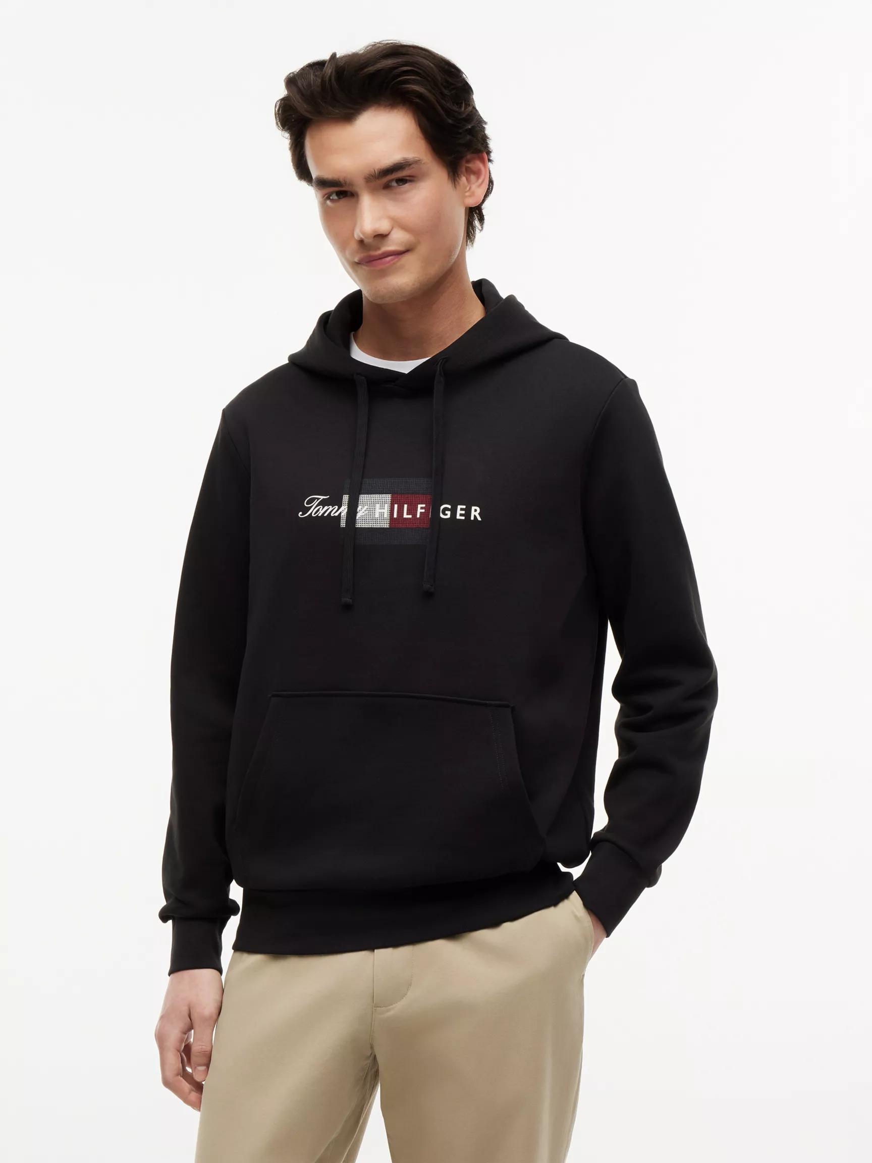 Script Flag Logo Hoodie by TOMMY HILFIGER