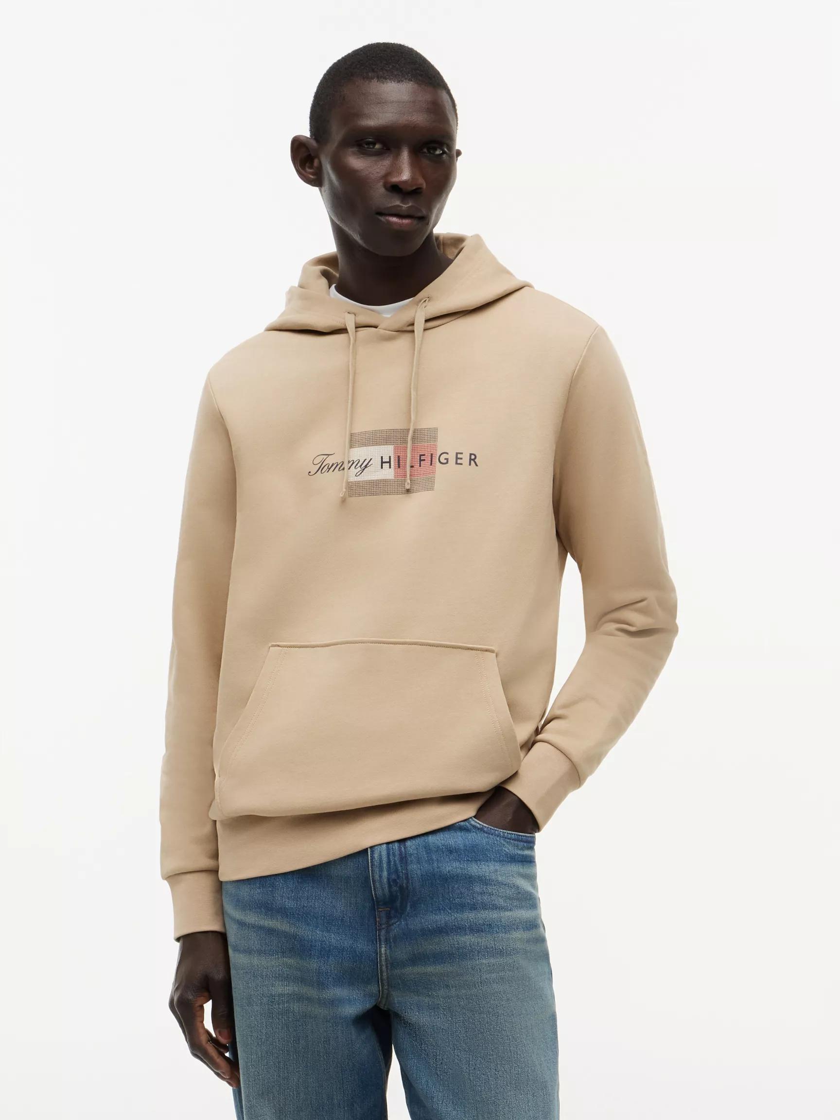 Script Flag Logo Hoodie by TOMMY HILFIGER