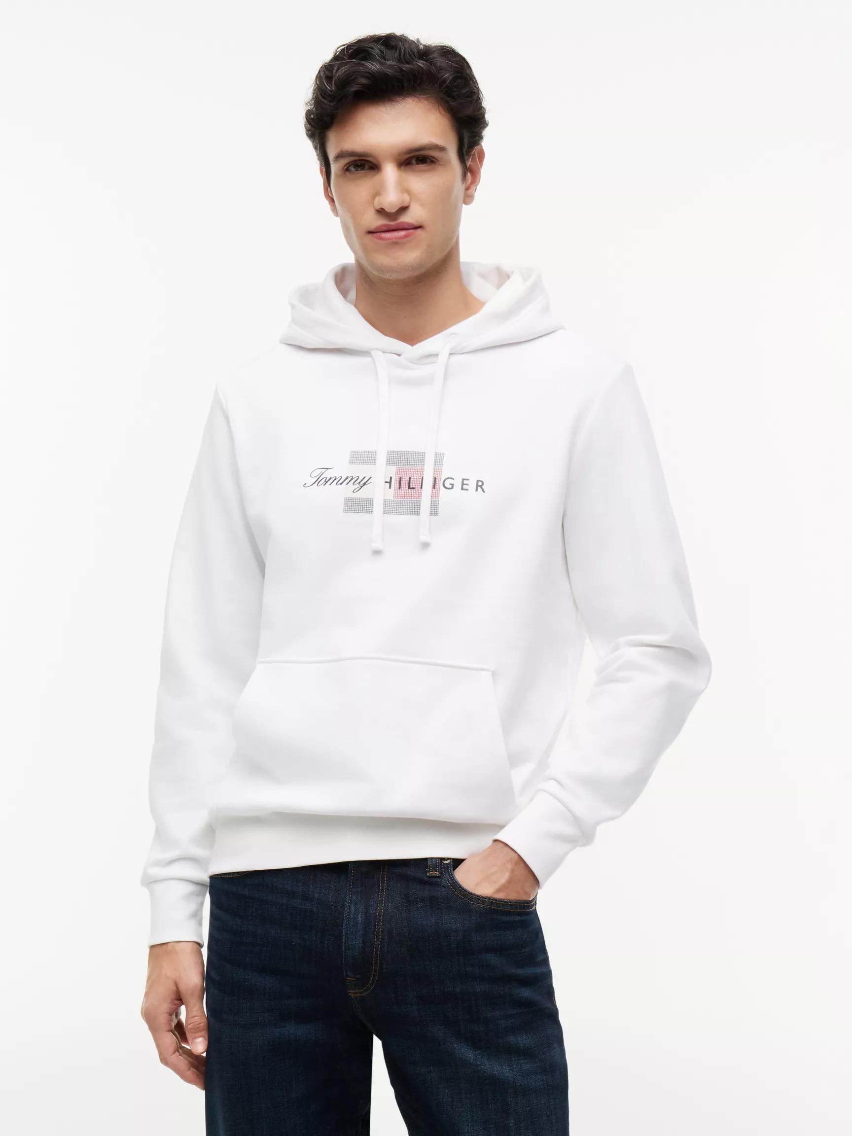 Script Flag Logo Hoodie by TOMMY HILFIGER