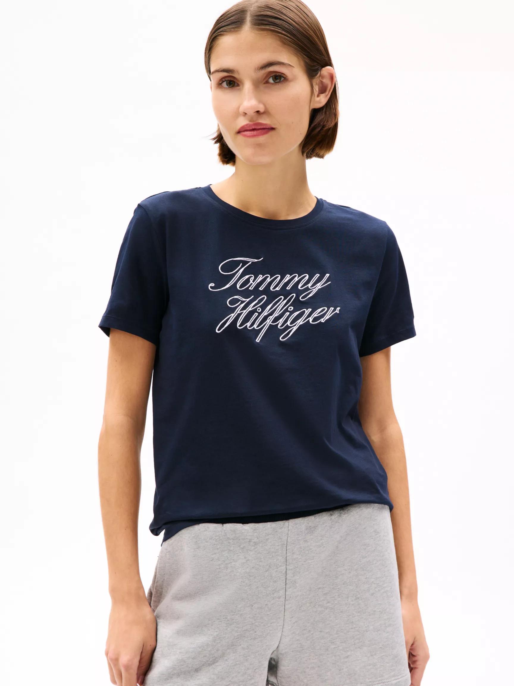 Script Hilfiger Logo T-Shirt by TOMMY HILFIGER