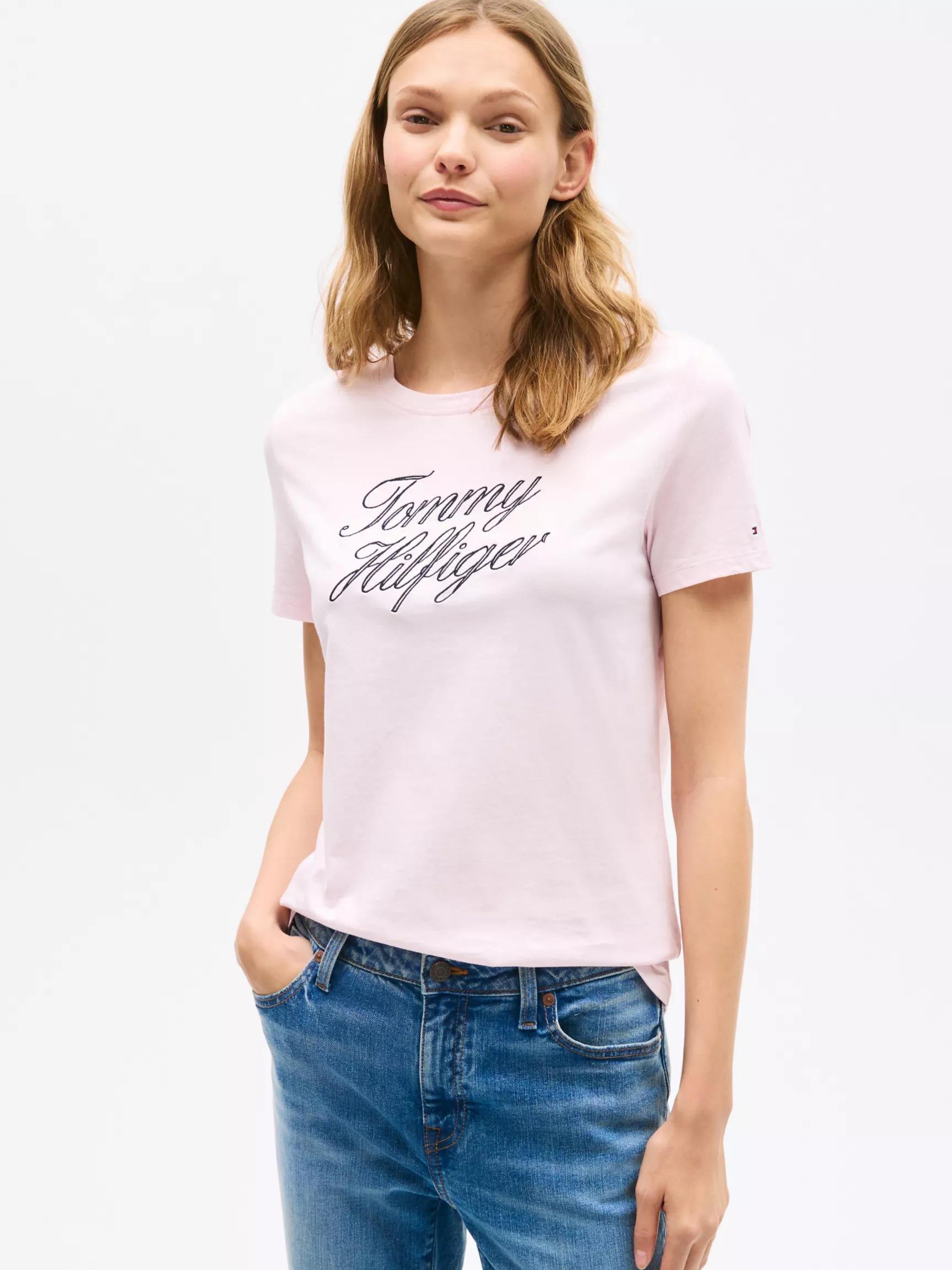 Script Hilfiger Logo T-Shirt by TOMMY HILFIGER
