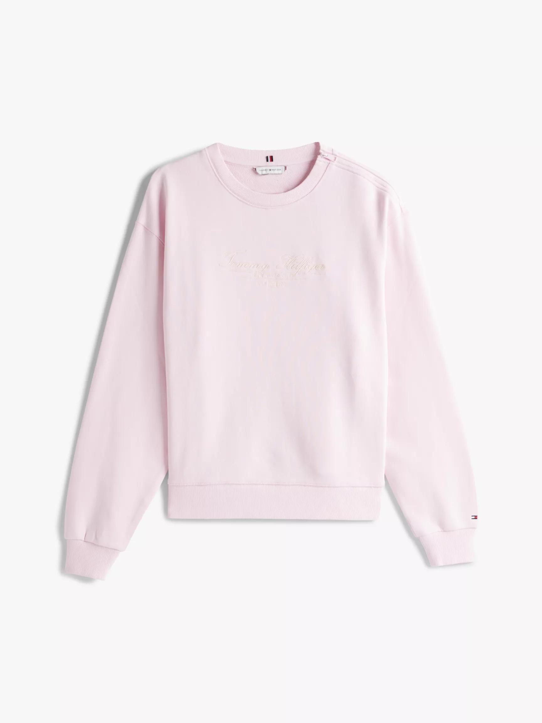 Script Logo Crewneck Sweatshirt by TOMMY HILFIGER