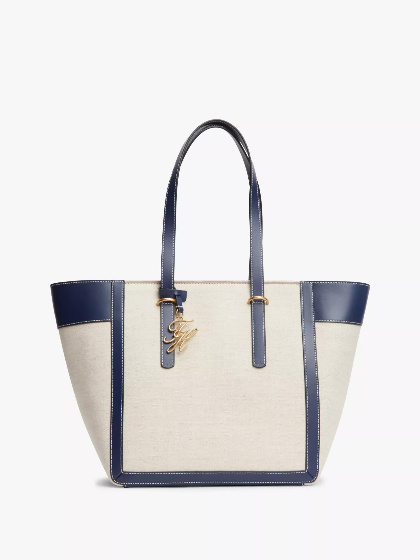 Script Monogram Canvas Tote Bag by TOMMY HILFIGER
