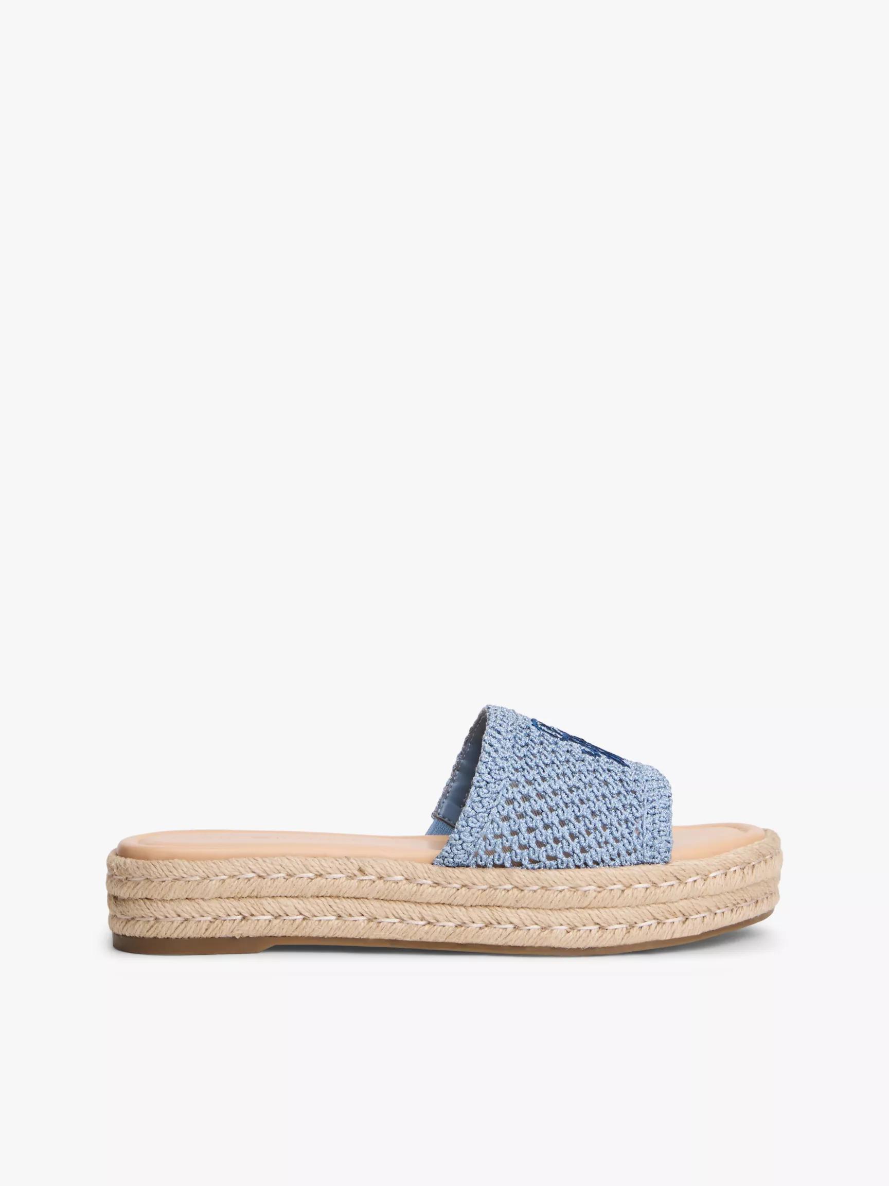 Script Monogram Espadrille Sandal by TOMMY HILFIGER