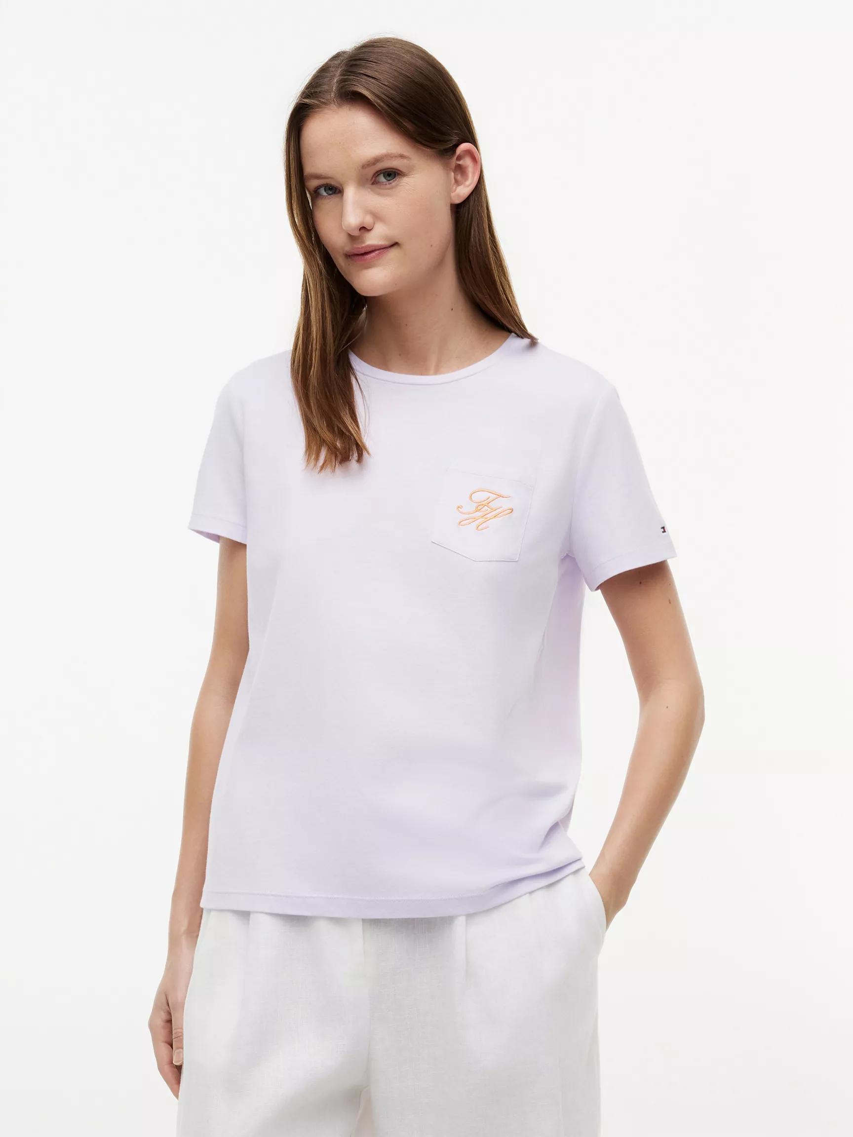 Script Monogram Pocket T-Shirt by TOMMY HILFIGER